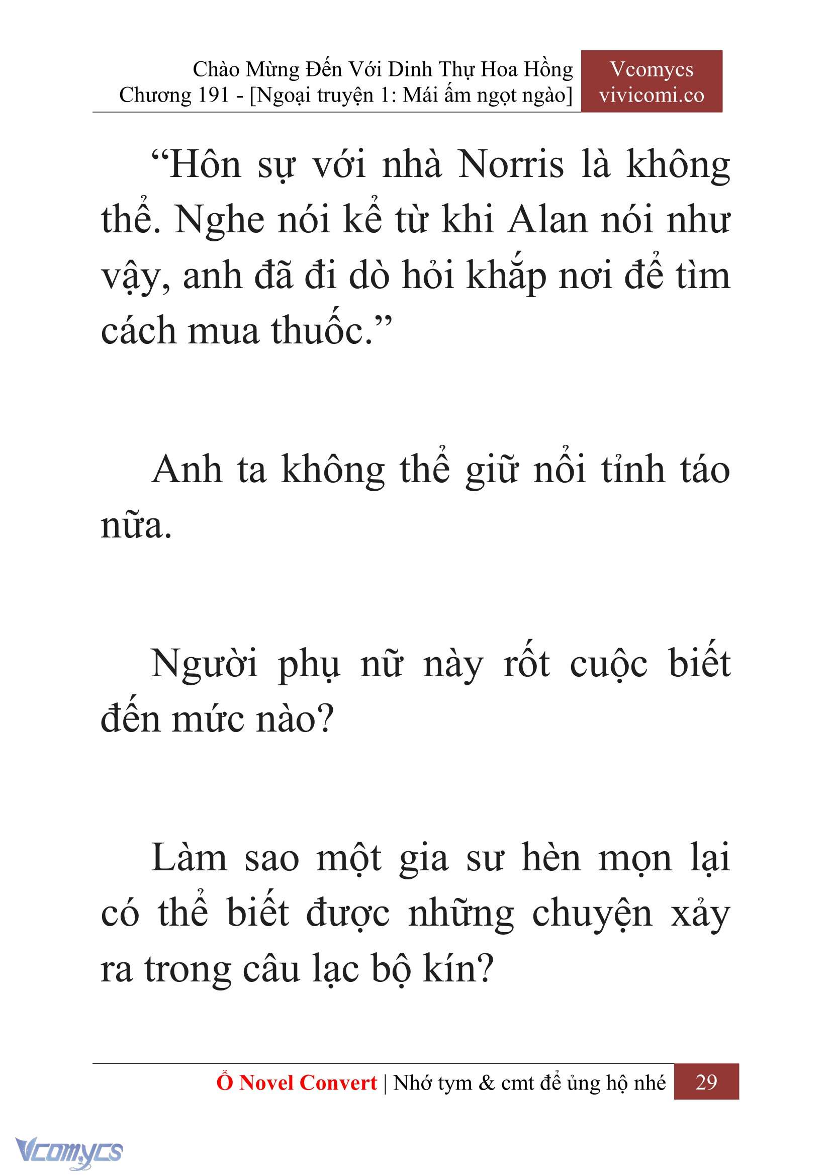 [Novel] Chào Mừng Đến Với Dinh Thự Hoa Hồng Chap 191 - Trang 2