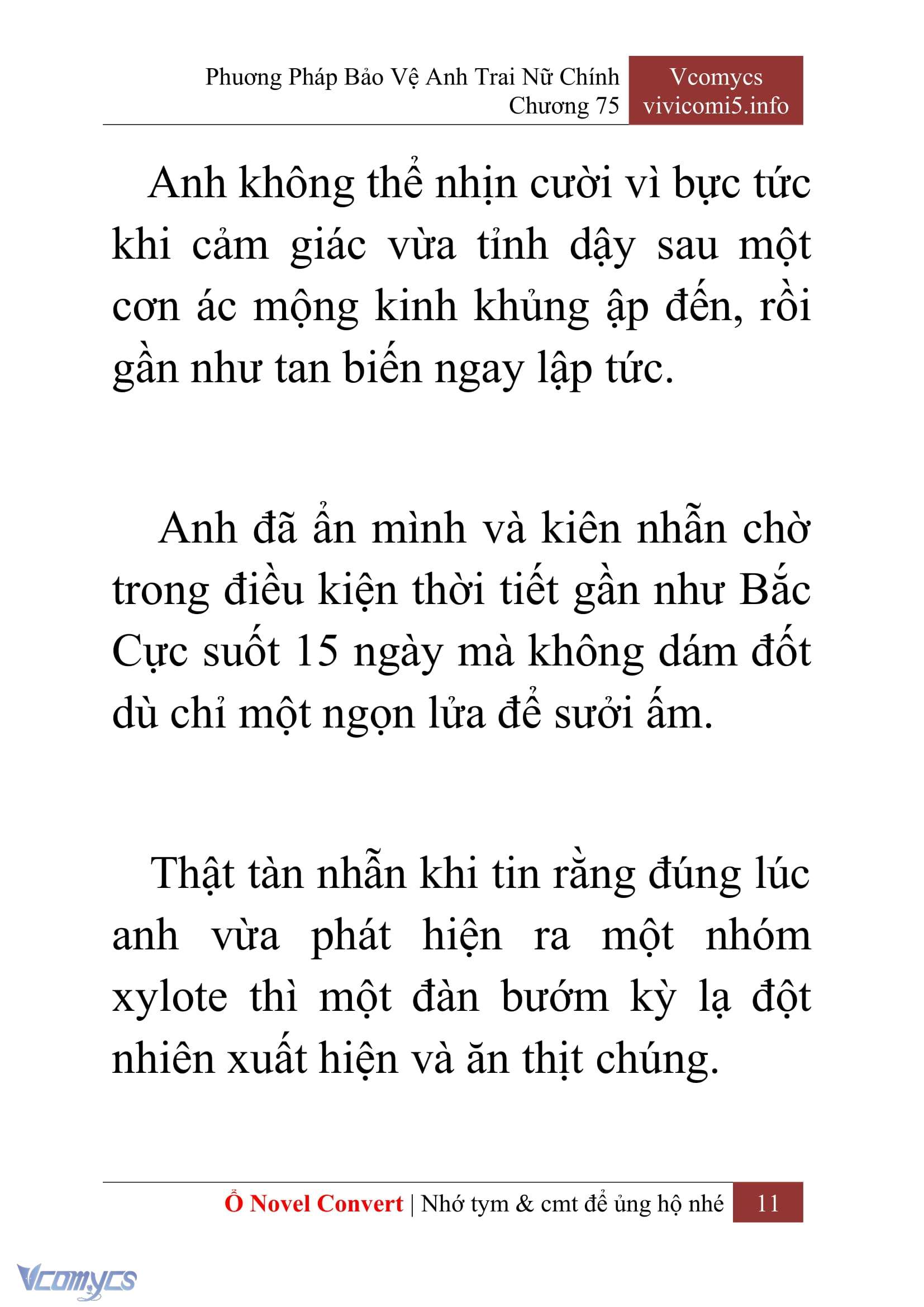 [Novel] Phương Pháp Bảo Vệ Anh Trai Nữ Chính Chap 75 - Trang 2