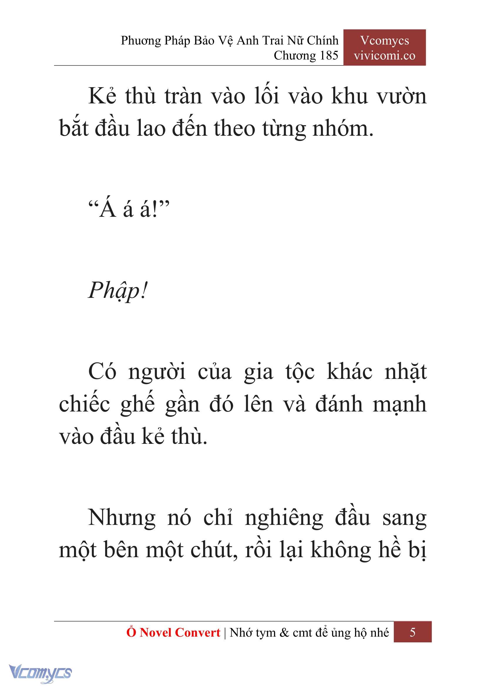 [Novel] Phương Pháp Bảo Vệ Anh Trai Nữ Chính Chap 185 - Trang 2