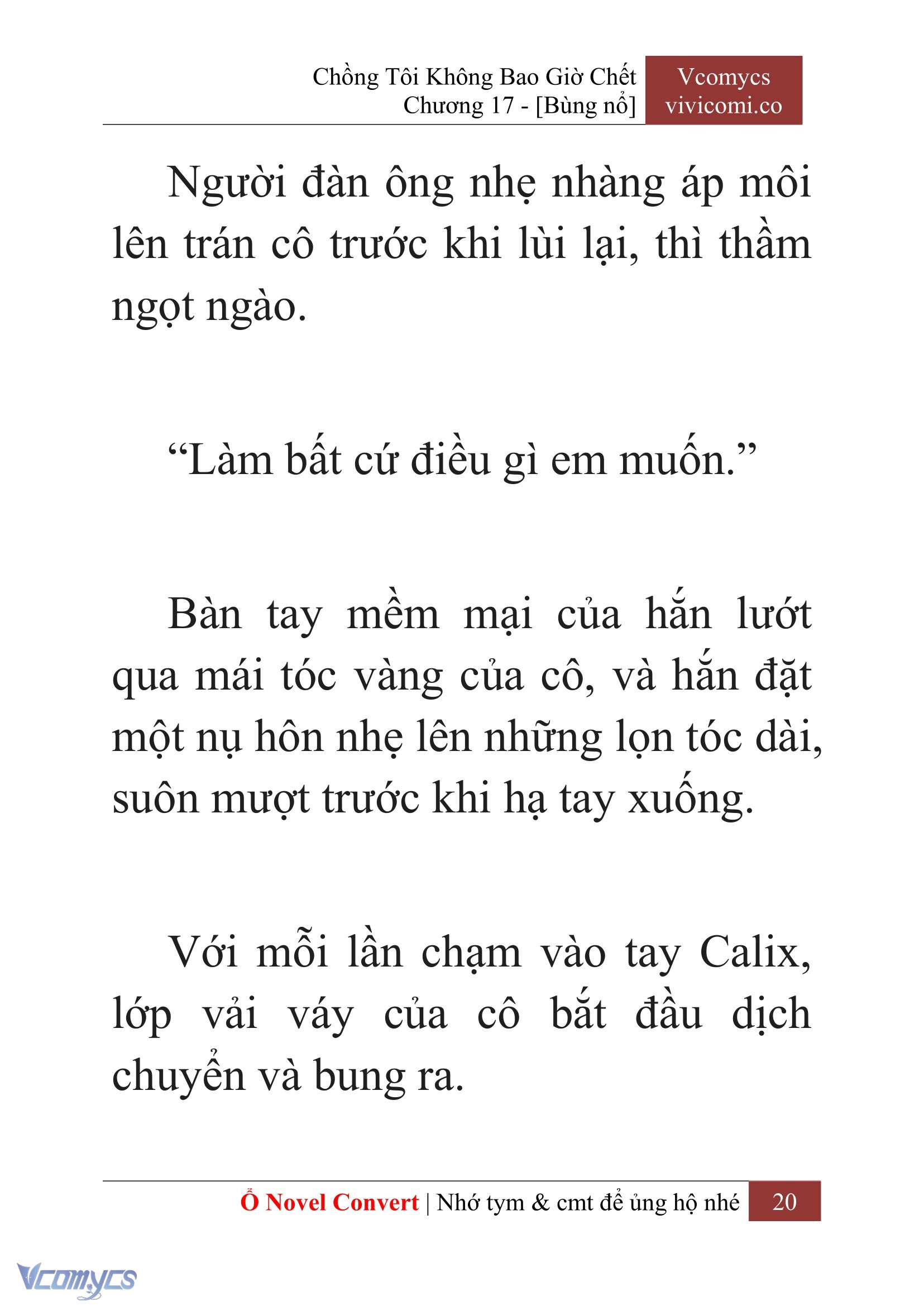 [Novel] Chồng Tôi Không Bao Giờ Chết Chap 17 - Trang 2