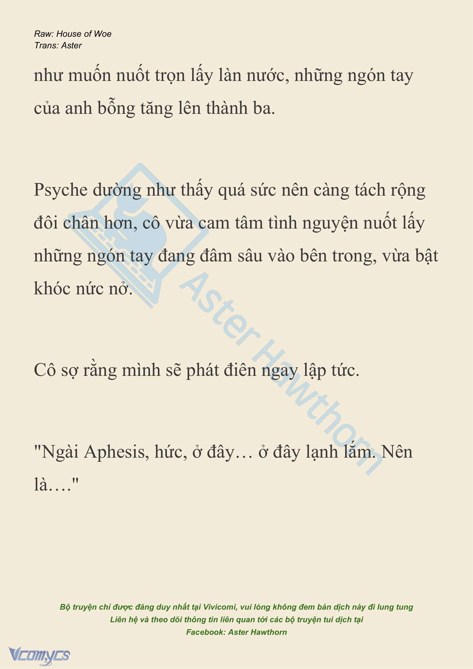 [NOVEL] Dành Cho Các Nữ Thần: Dành cho Psyche Chap 22 - Trang 2