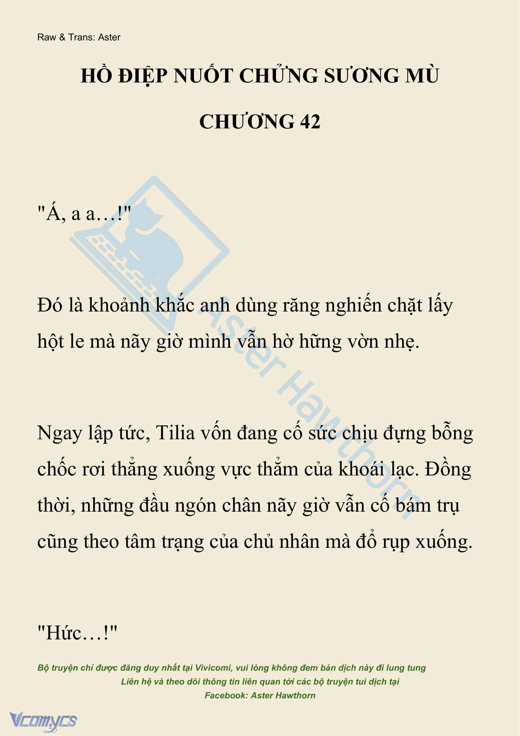 [NOVEL] Hồ Điệp Nuốt Chửng Sương Mù Chap 42 - Trang 2