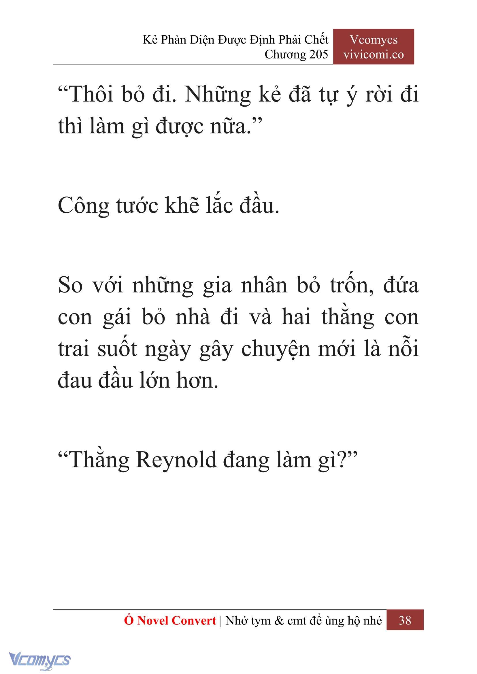 [Novel] Kẻ Phản Diện Được Định Phải Chết Chap 205 - Trang 2