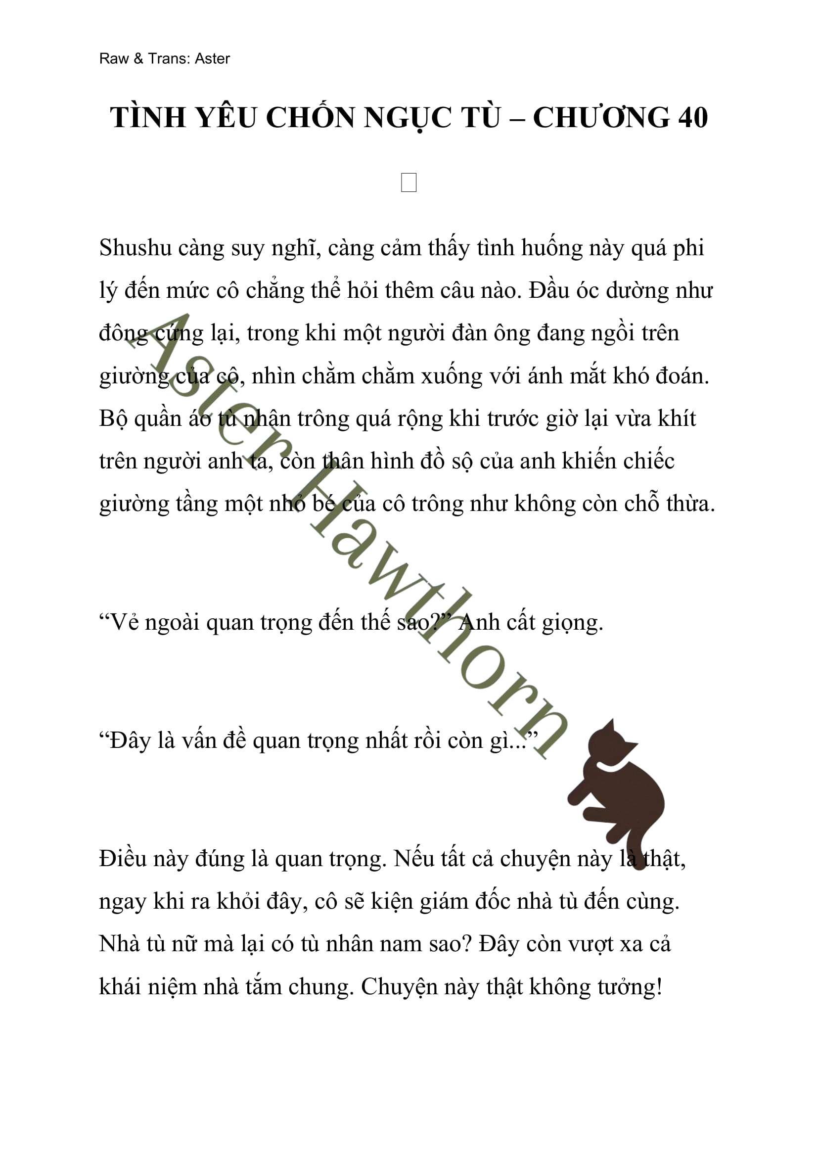 [NOVEL] Tình Yêu Chốn Ngục Tù Chap 40 - Trang 2