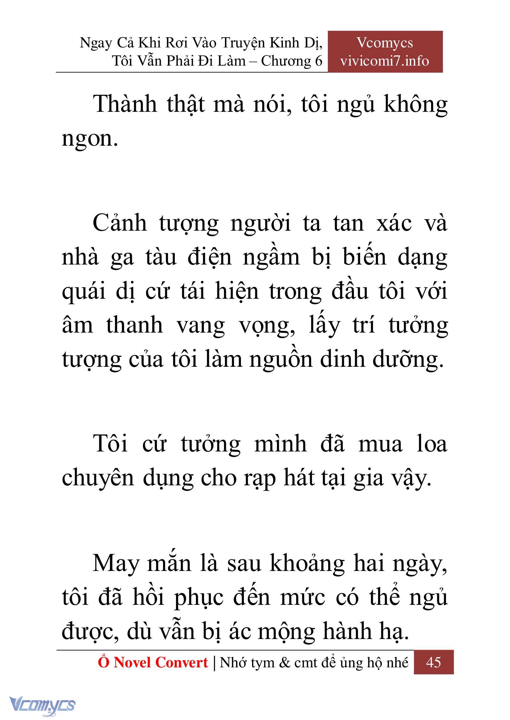 [Novel] Ngay Cả Khi Rơi Vào Truyện Kinh Dị, Tôi Vẫn Phải Đi Làm Chap 6 - Trang 2
