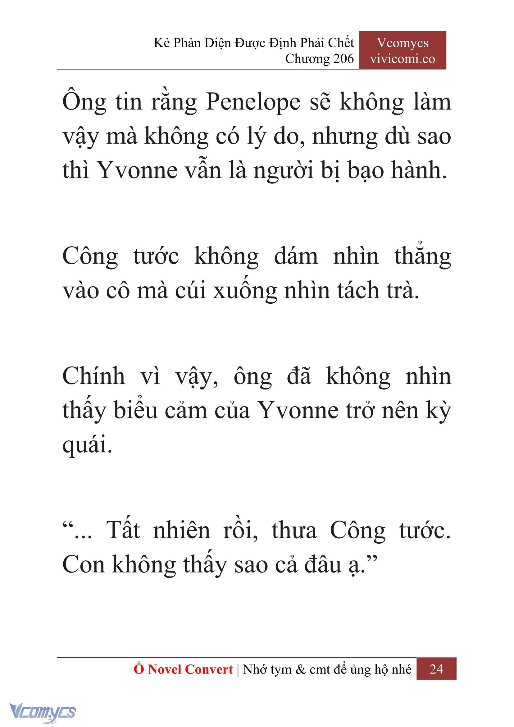[Novel] Kẻ Phản Diện Được Định Phải Chết Chap 206 - Trang 2