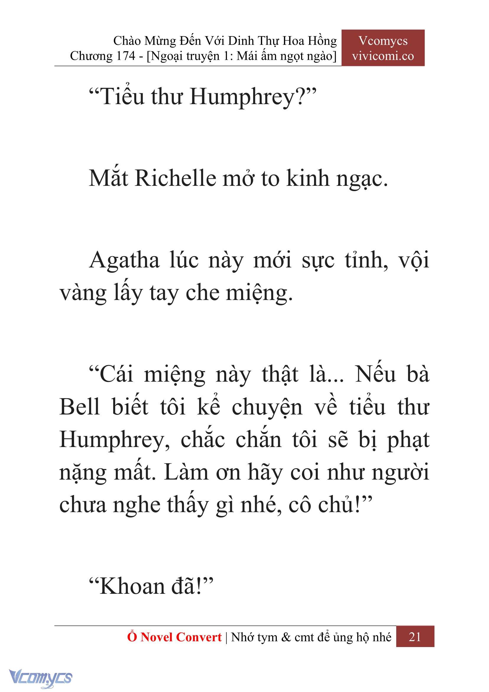 [Novel] Chào Mừng Đến Với Dinh Thự Hoa Hồng Chap 174 - Trang 2