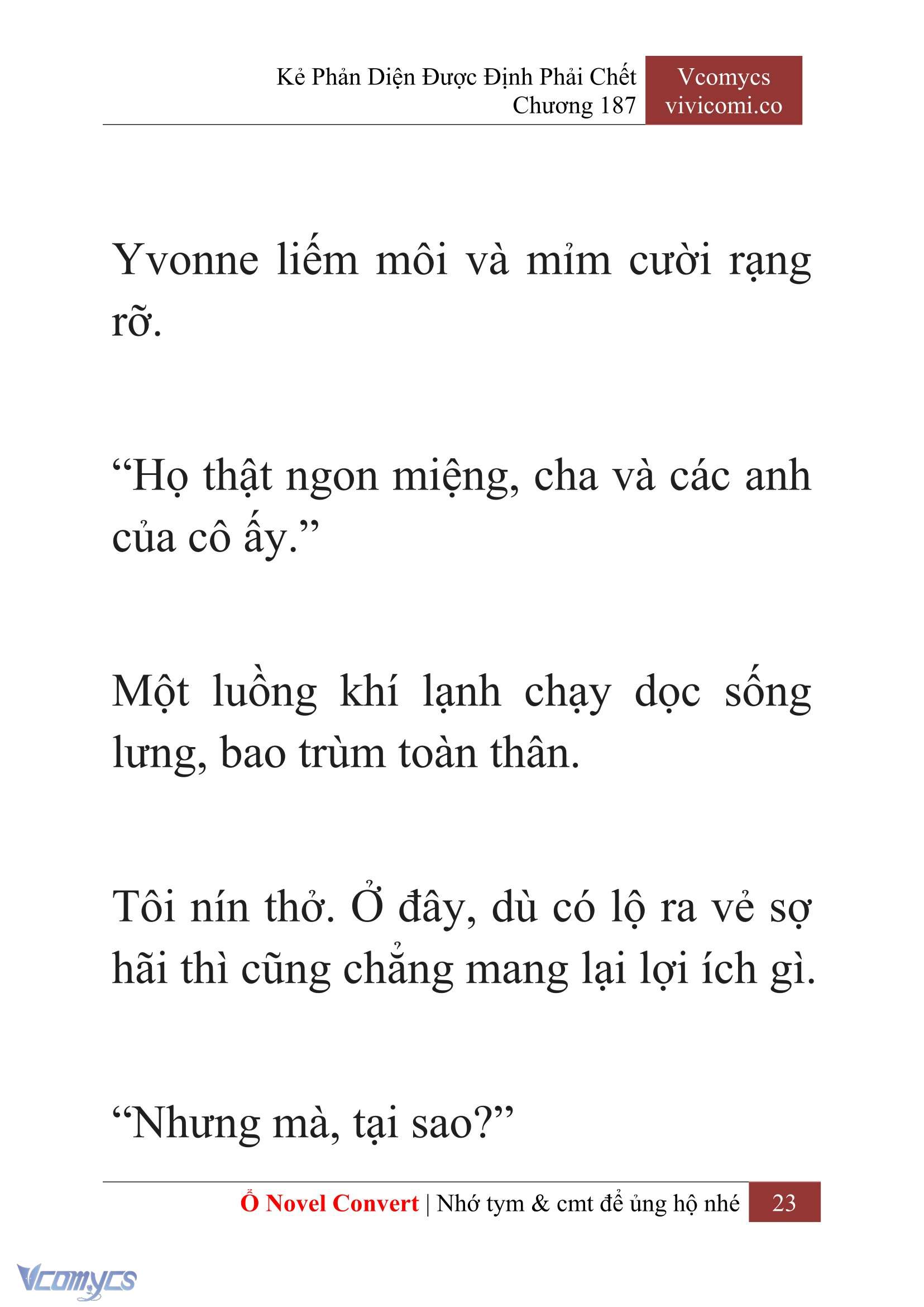 [Novel] Kẻ Phản Diện Được Định Phải Chết Chap 187 - Next Chap 188