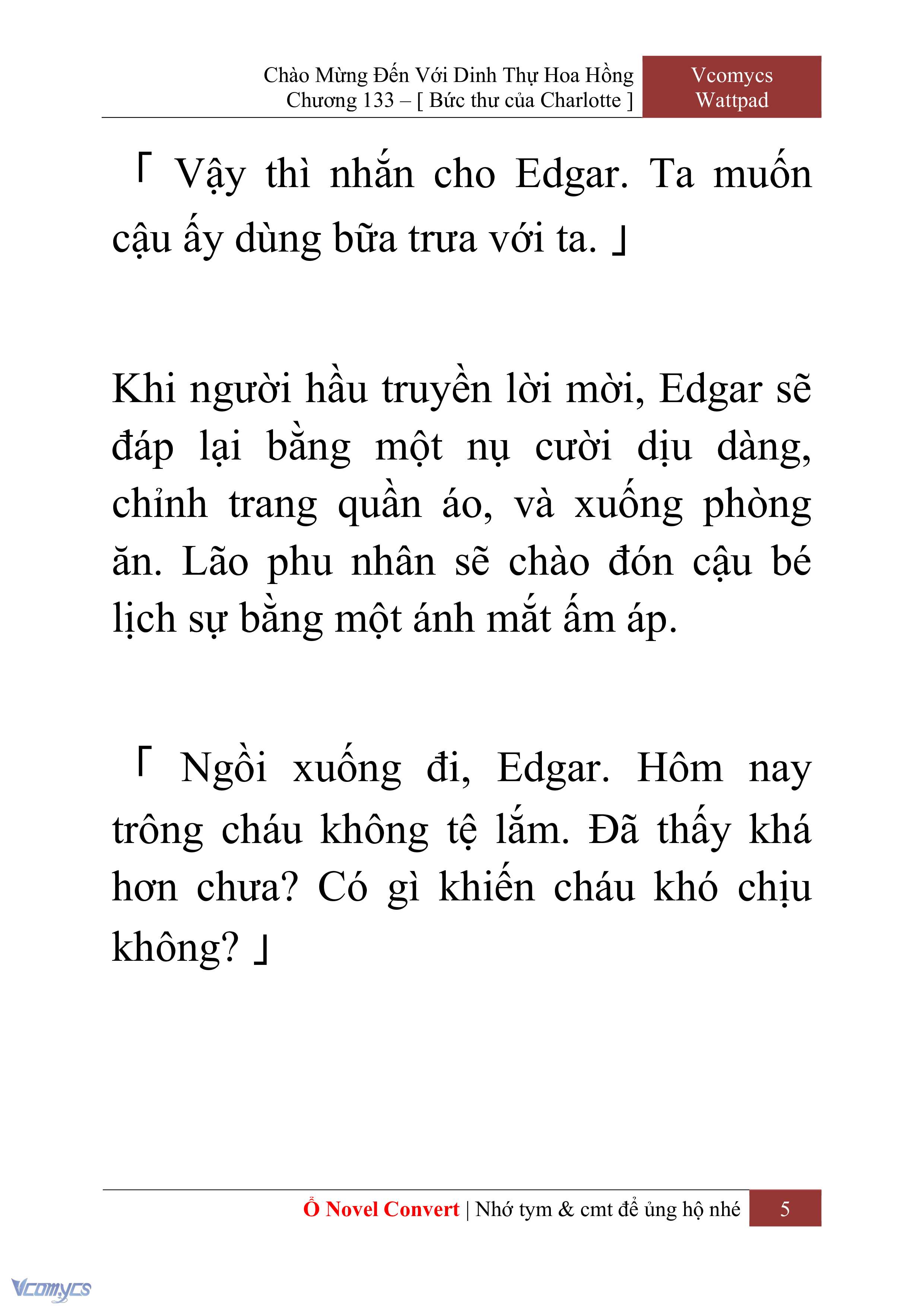 [Novel] Chào Mừng Đến Với Dinh Thự Hoa Hồng Chap 133 - Trang 2