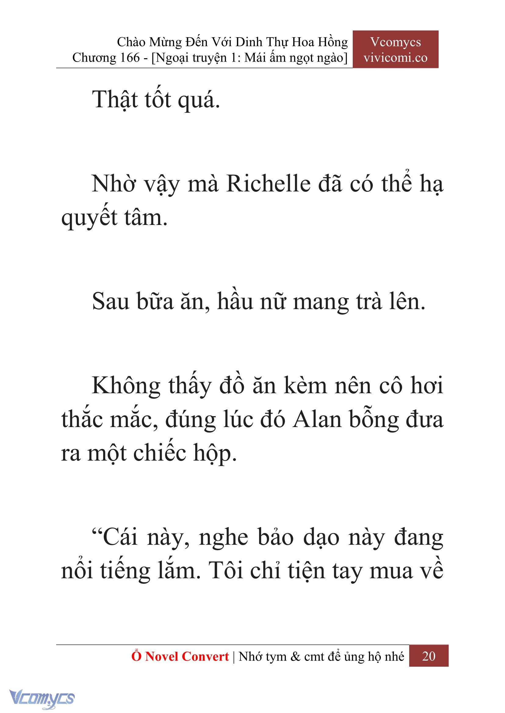 [Novel] Chào Mừng Đến Với Dinh Thự Hoa Hồng Chap 166 - Trang 2