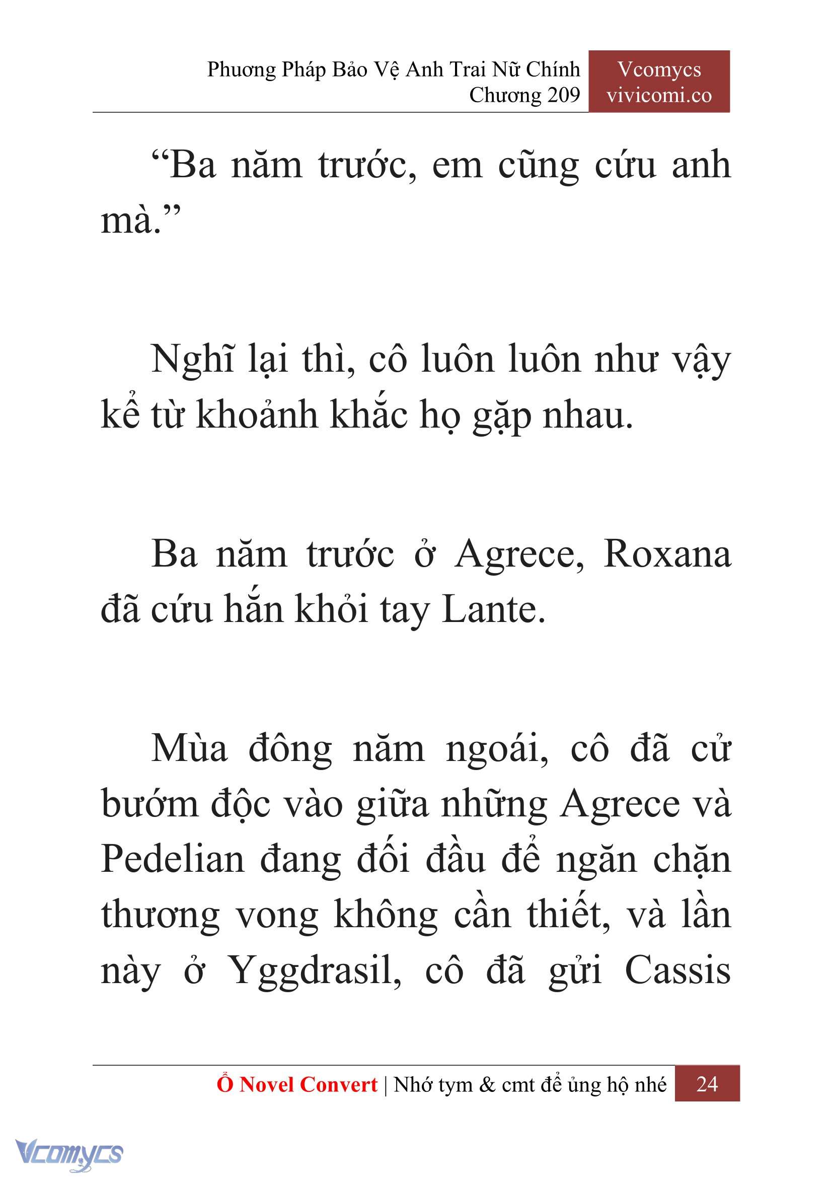 [Novel] Phương Pháp Bảo Vệ Anh Trai Nữ Chính Chap 209 - Trang 2