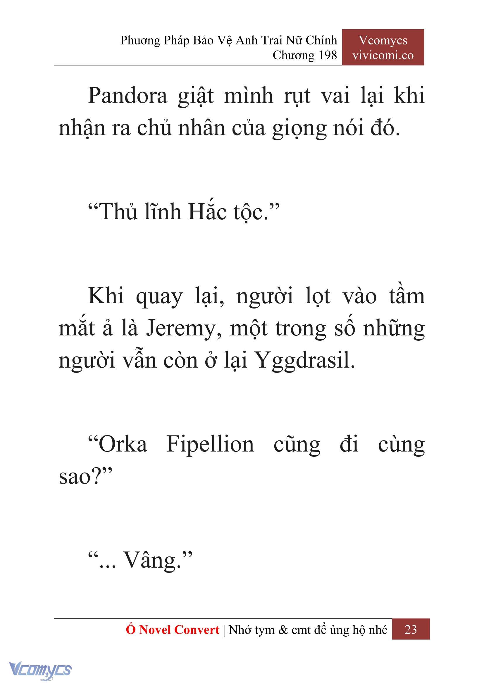 [Novel] Phương Pháp Bảo Vệ Anh Trai Nữ Chính Chap 198 - Trang 2