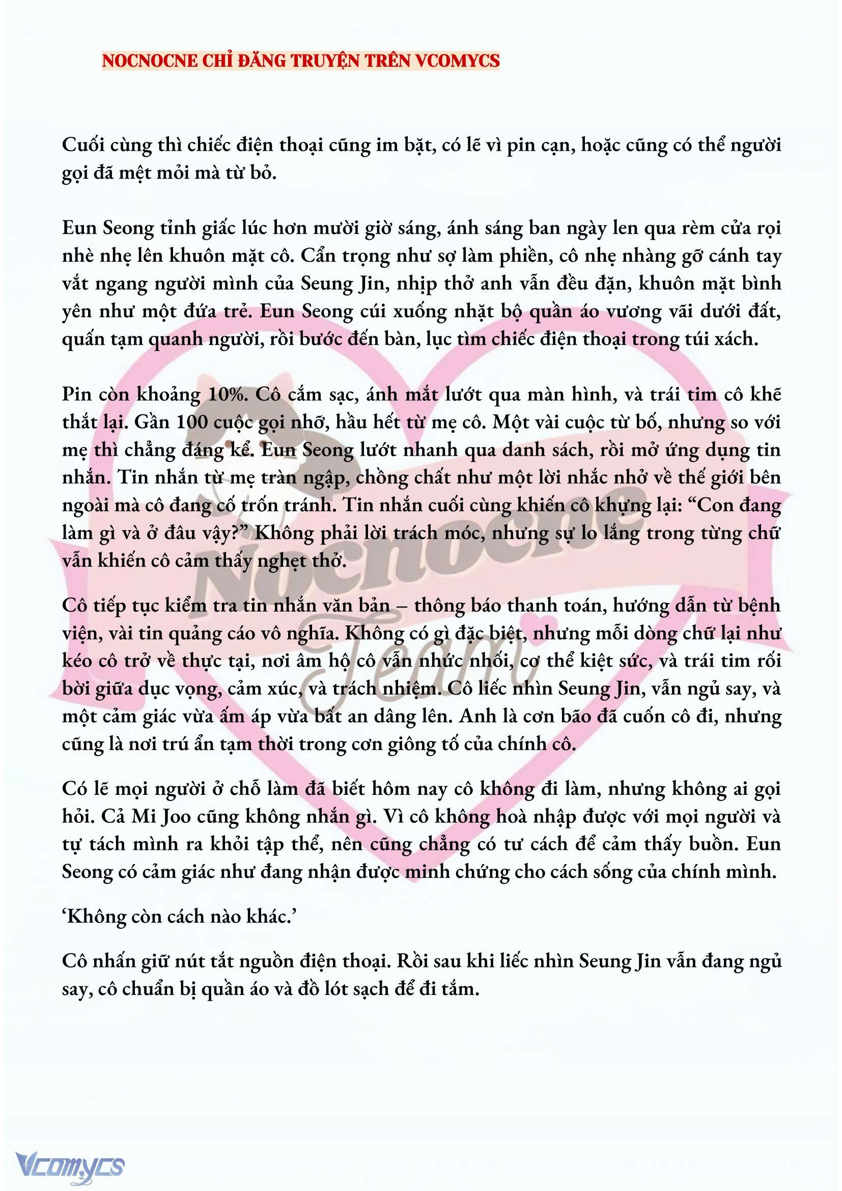 [FULL] [NOVEL] CHÚNG TA KẾT THÚC VÀO MÙA THU Chap 9 - Trang 2