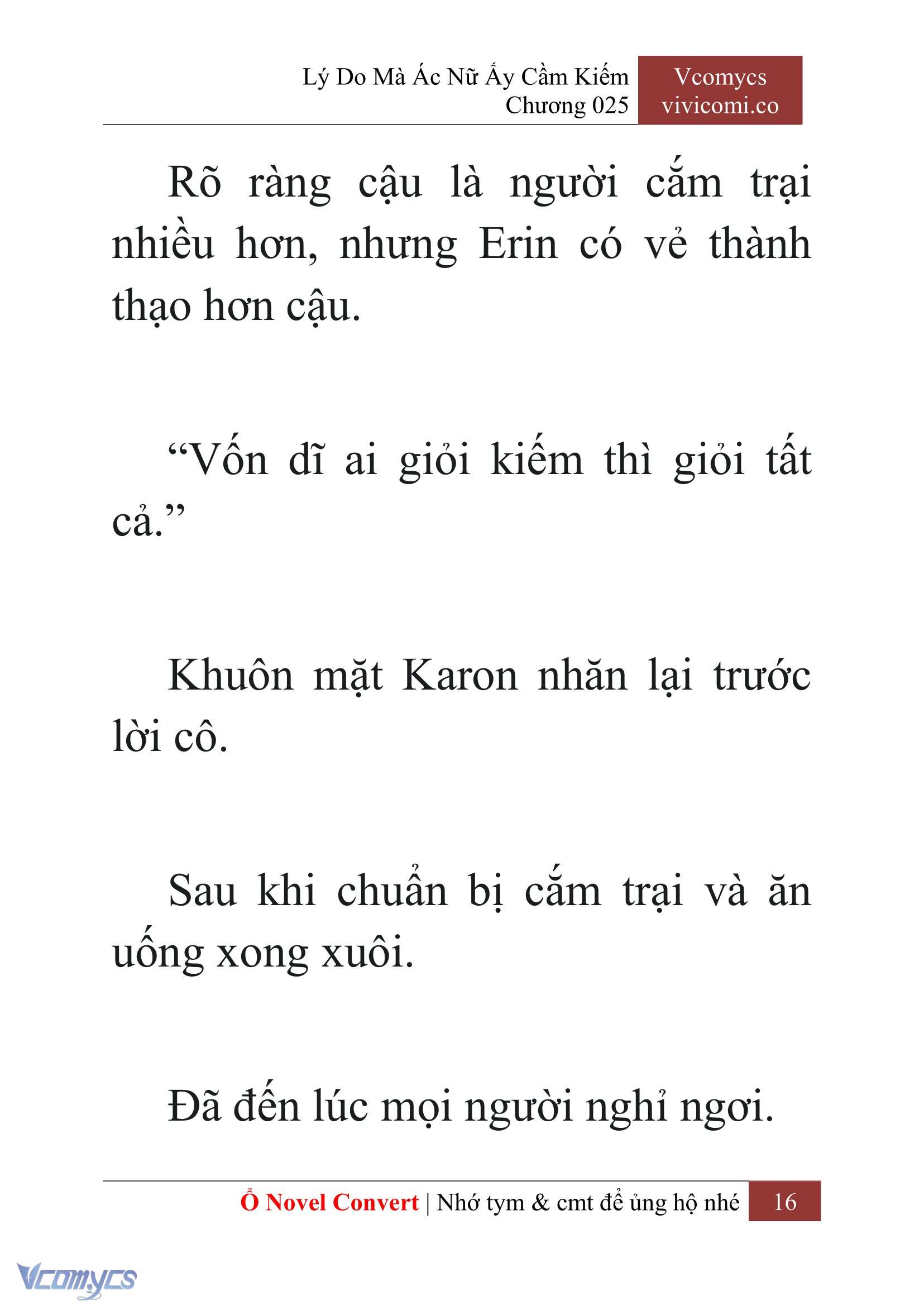 [Novel] Lý Do Mà Ác Nữ Ấy Cầm Kiếm Chap 25 - Trang 2