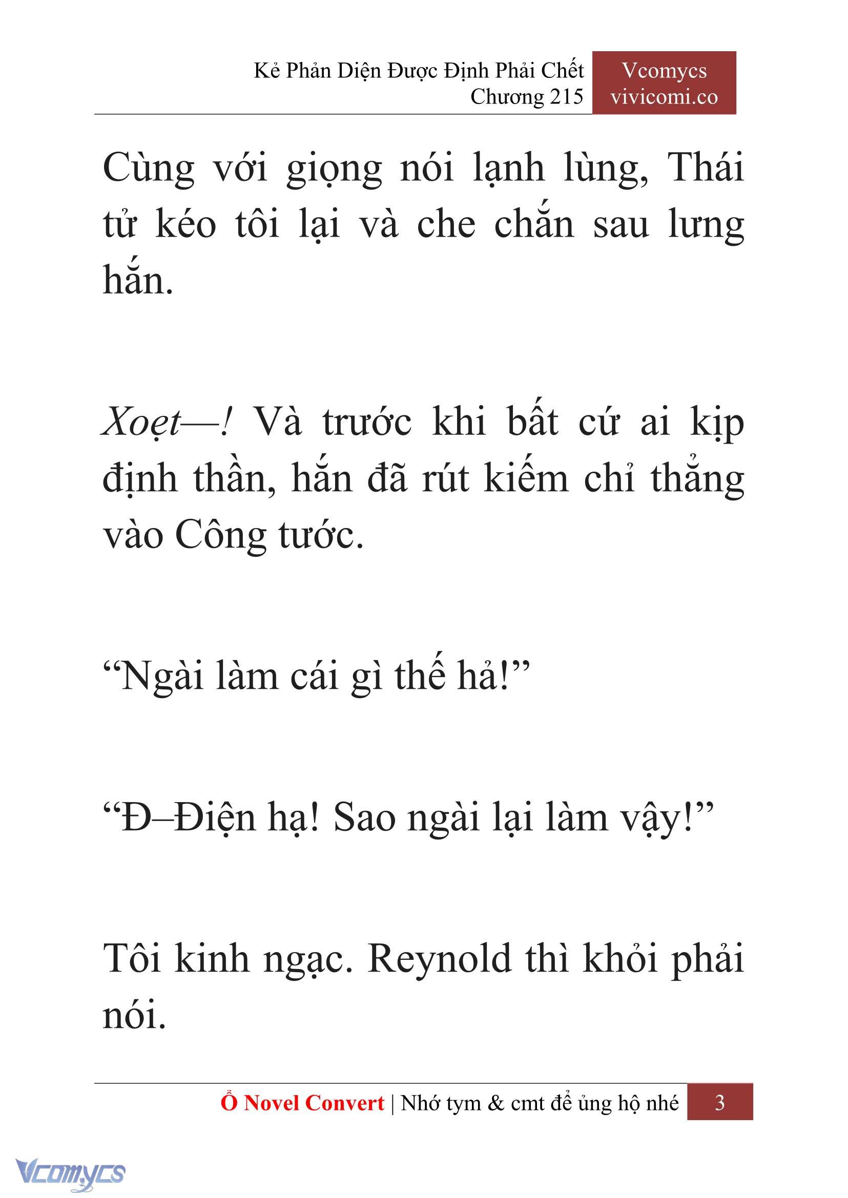 [Novel] Kẻ Phản Diện Được Định Phải Chết Chap 215 - Next Chap 216