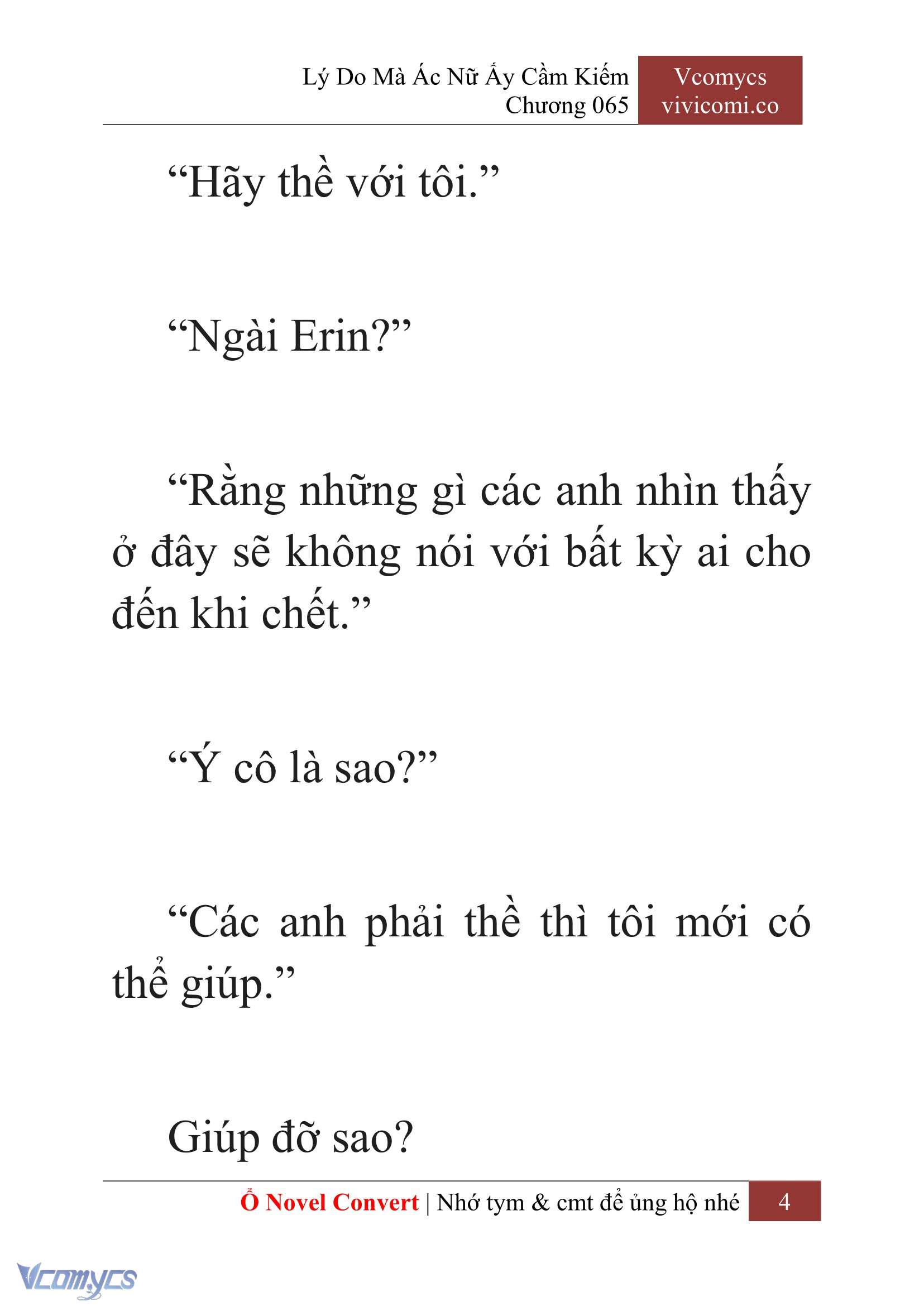 [Novel] Lý Do Mà Ác Nữ Ấy Cầm Kiếm Chap 65 - Trang 2
