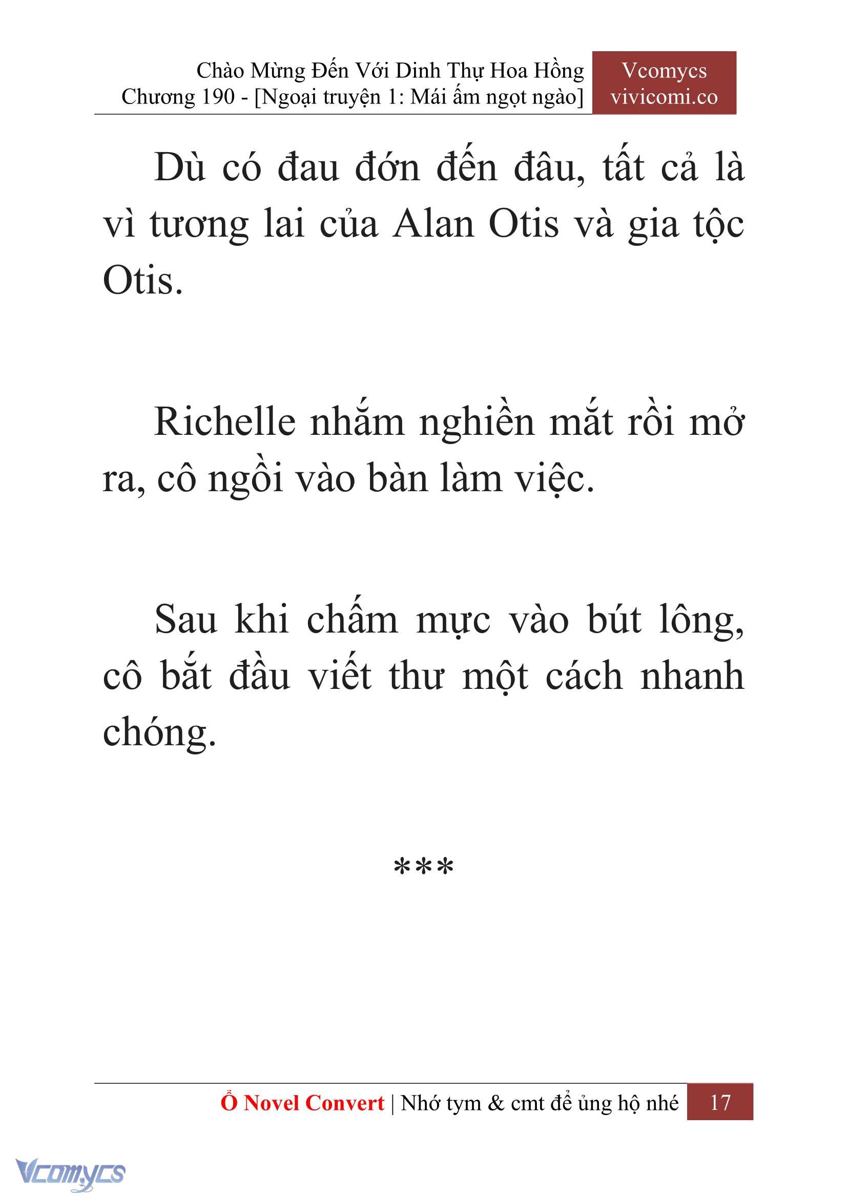 [Novel] Chào Mừng Đến Với Dinh Thự Hoa Hồng Chap 190 - Trang 2