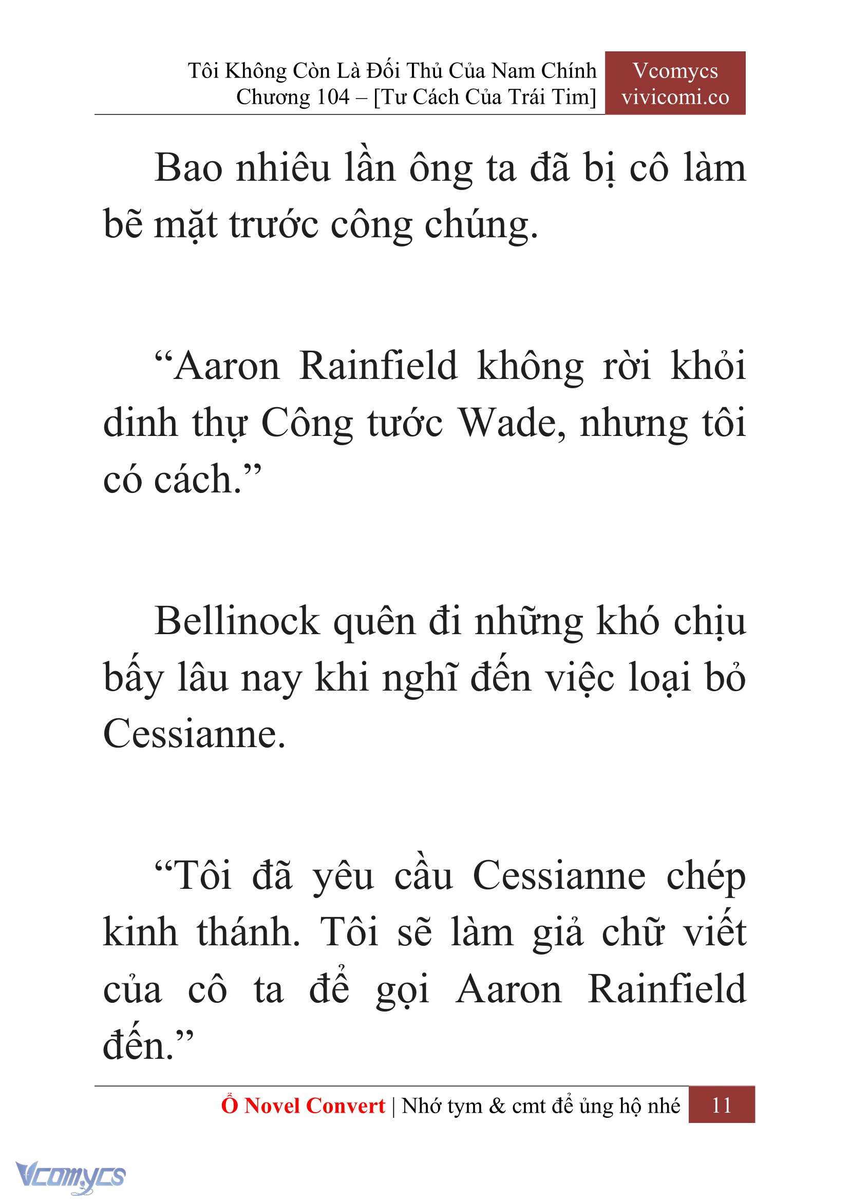 [Novel] Tôi Không Còn Là Đối Thủ Của Nam Chính Chap 104 - Trang 2