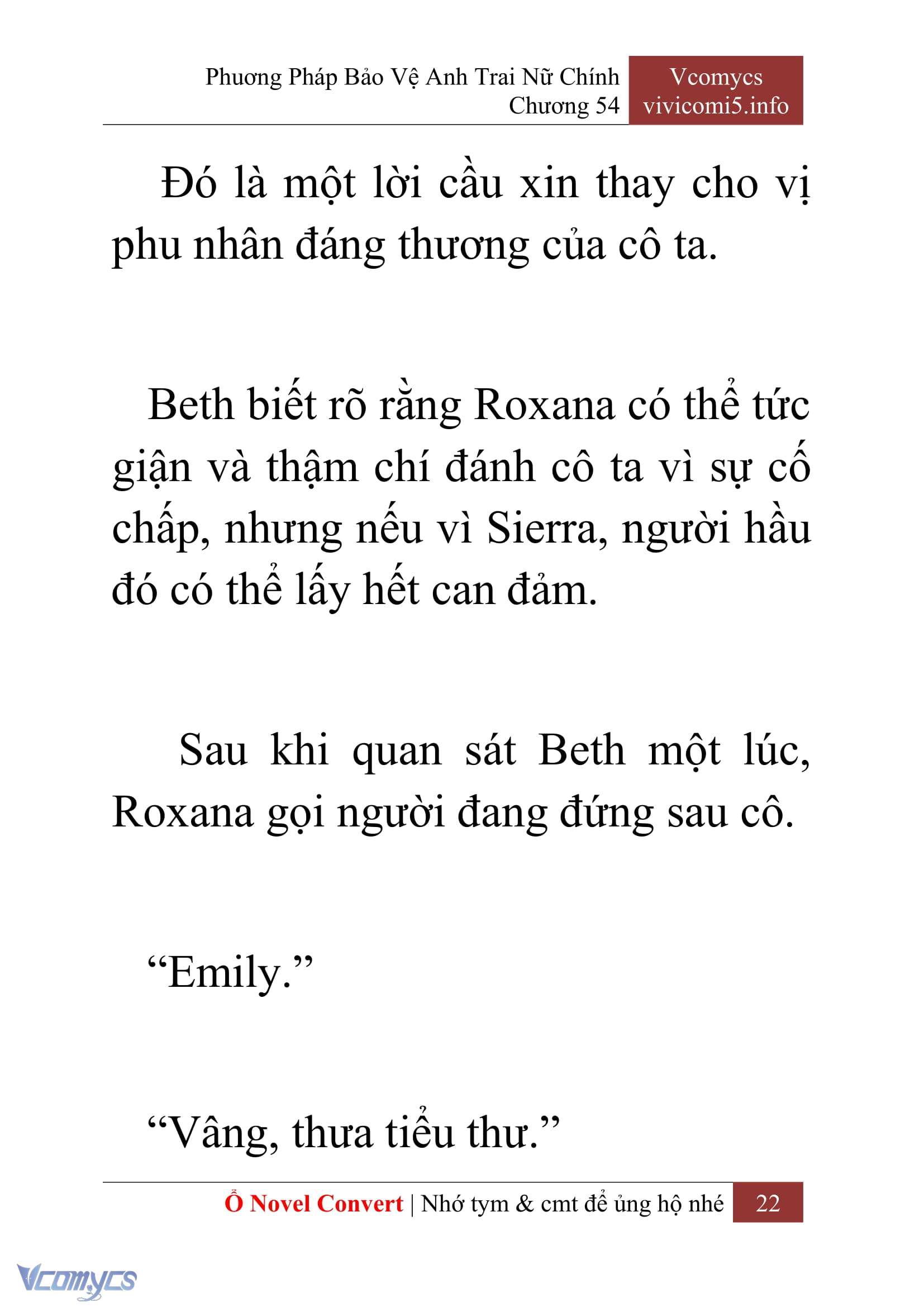 [Novel] Phương Pháp Bảo Vệ Anh Trai Nữ Chính Chap 54 - Trang 2