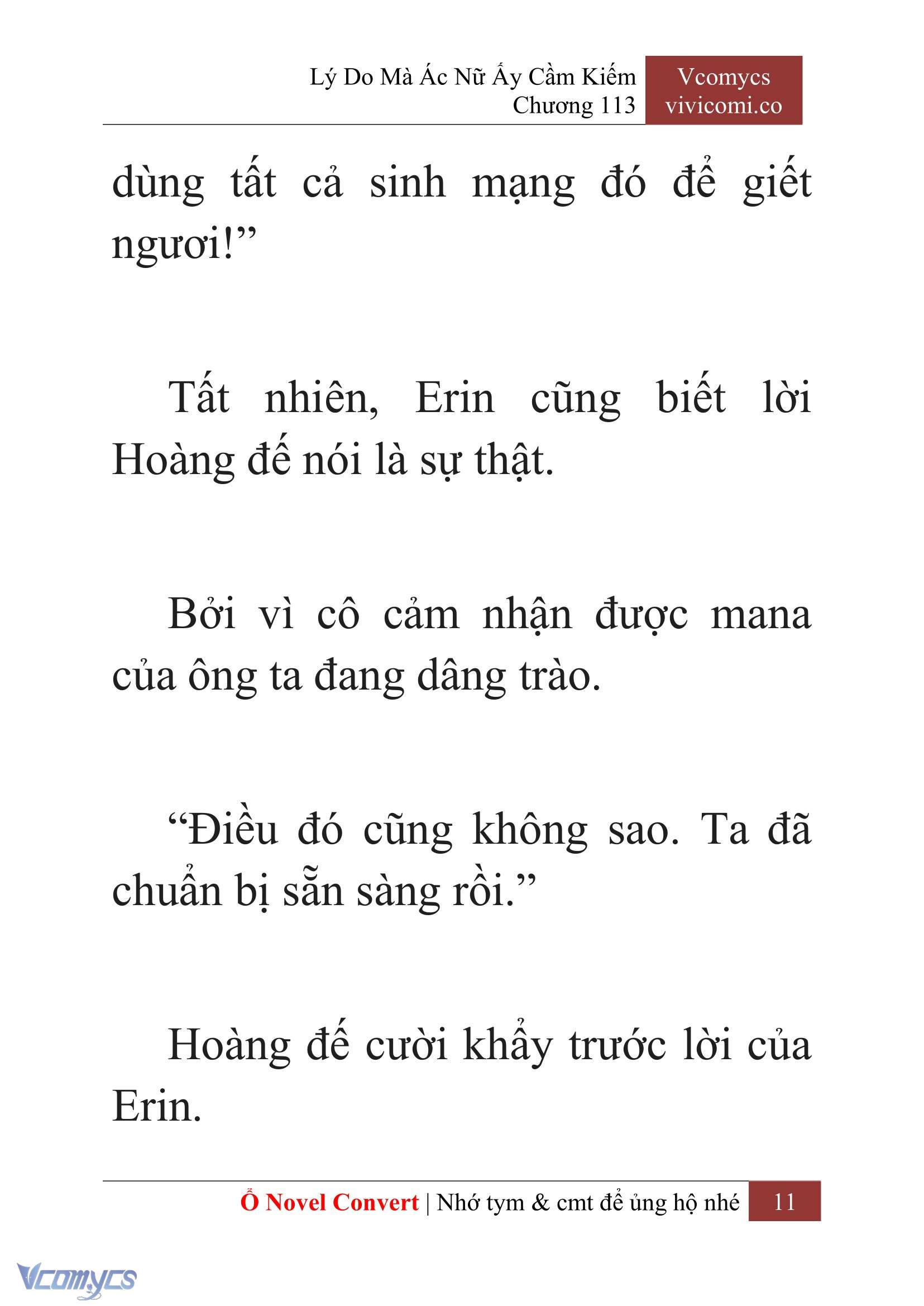 [Novel] Lý Do Mà Ác Nữ Ấy Cầm Kiếm Chap 113 - Trang 2