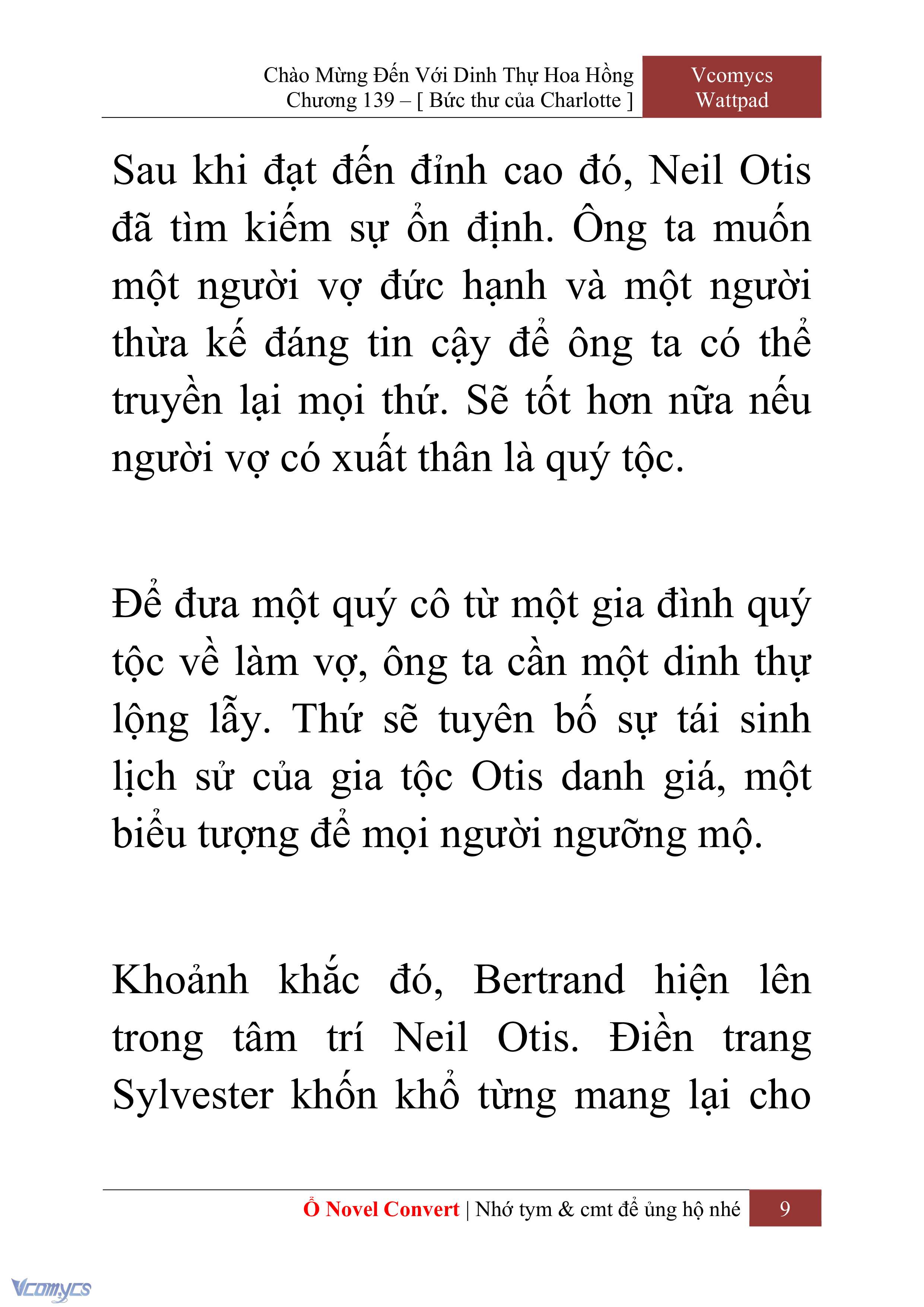 [Novel] Chào Mừng Đến Với Dinh Thự Hoa Hồng Chap 139 - Trang 2