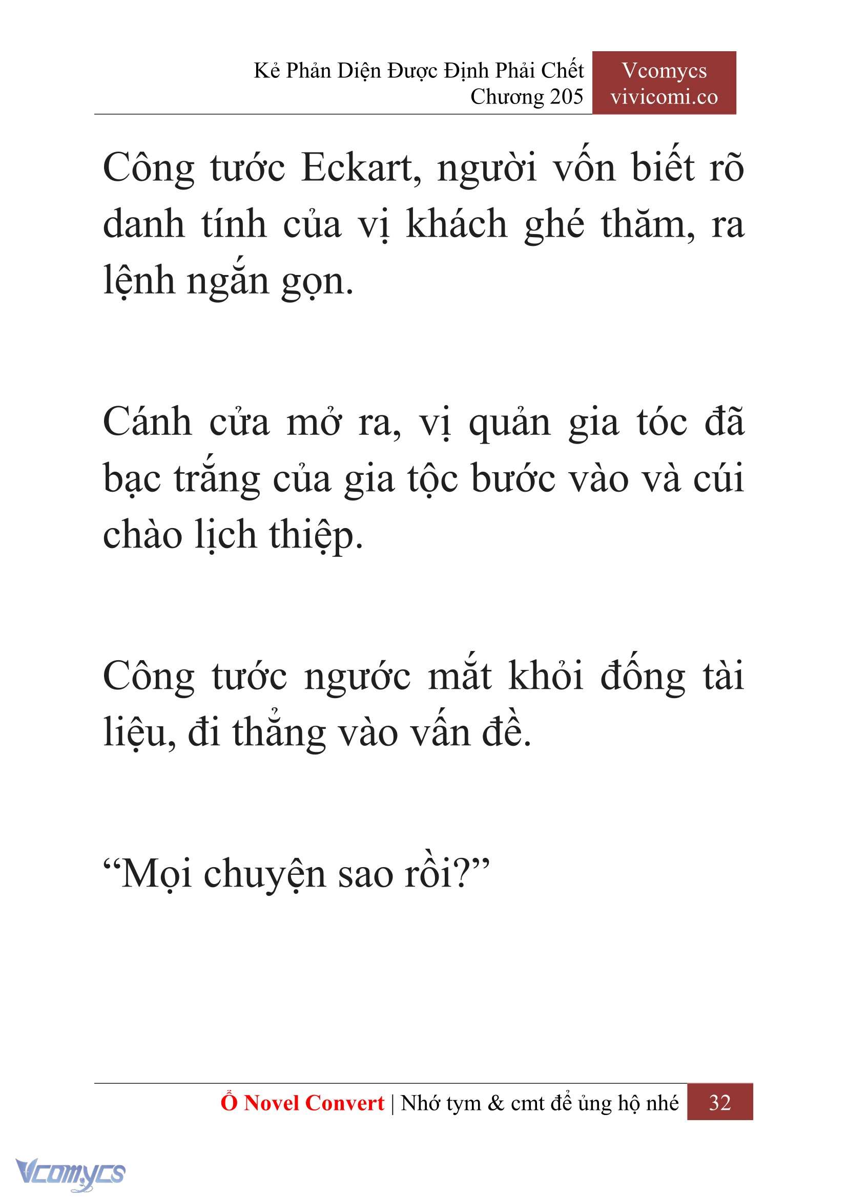 [Novel] Kẻ Phản Diện Được Định Phải Chết Chap 205 - Trang 2