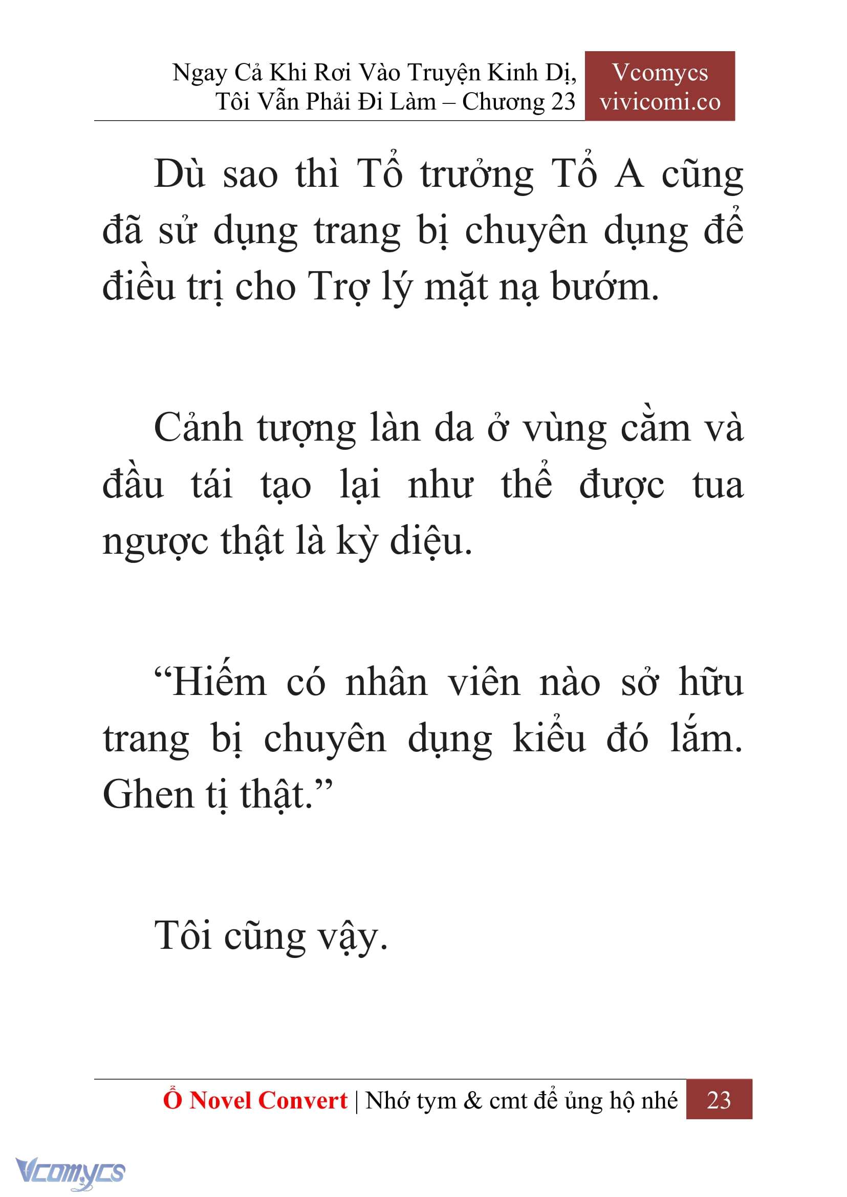 [Novel] Ngay Cả Khi Rơi Vào Truyện Kinh Dị, Tôi Vẫn Phải Đi Làm Chap 23 - Trang 2