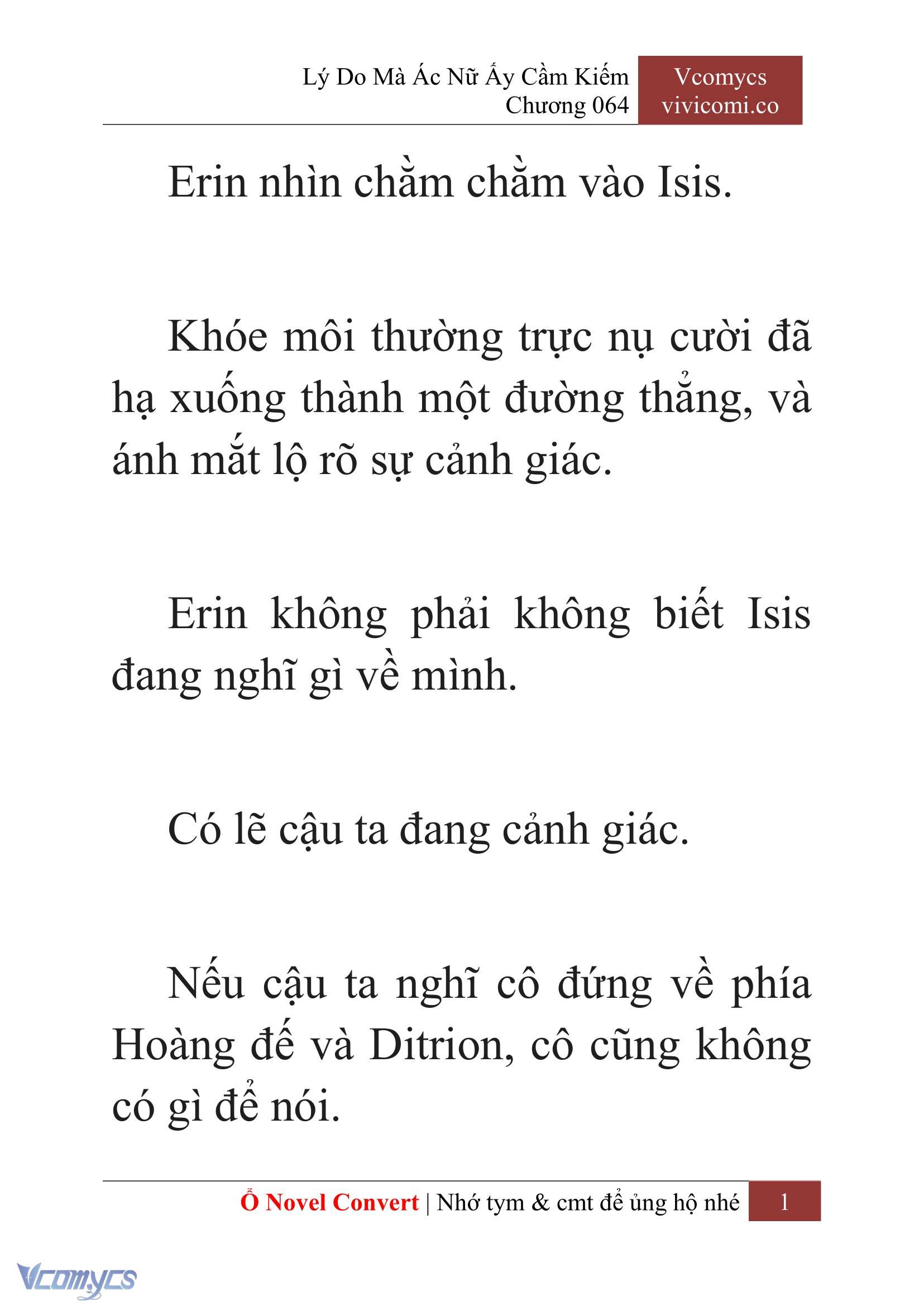 [Novel] Lý Do Mà Ác Nữ Ấy Cầm Kiếm Chap 64 - Trang 2