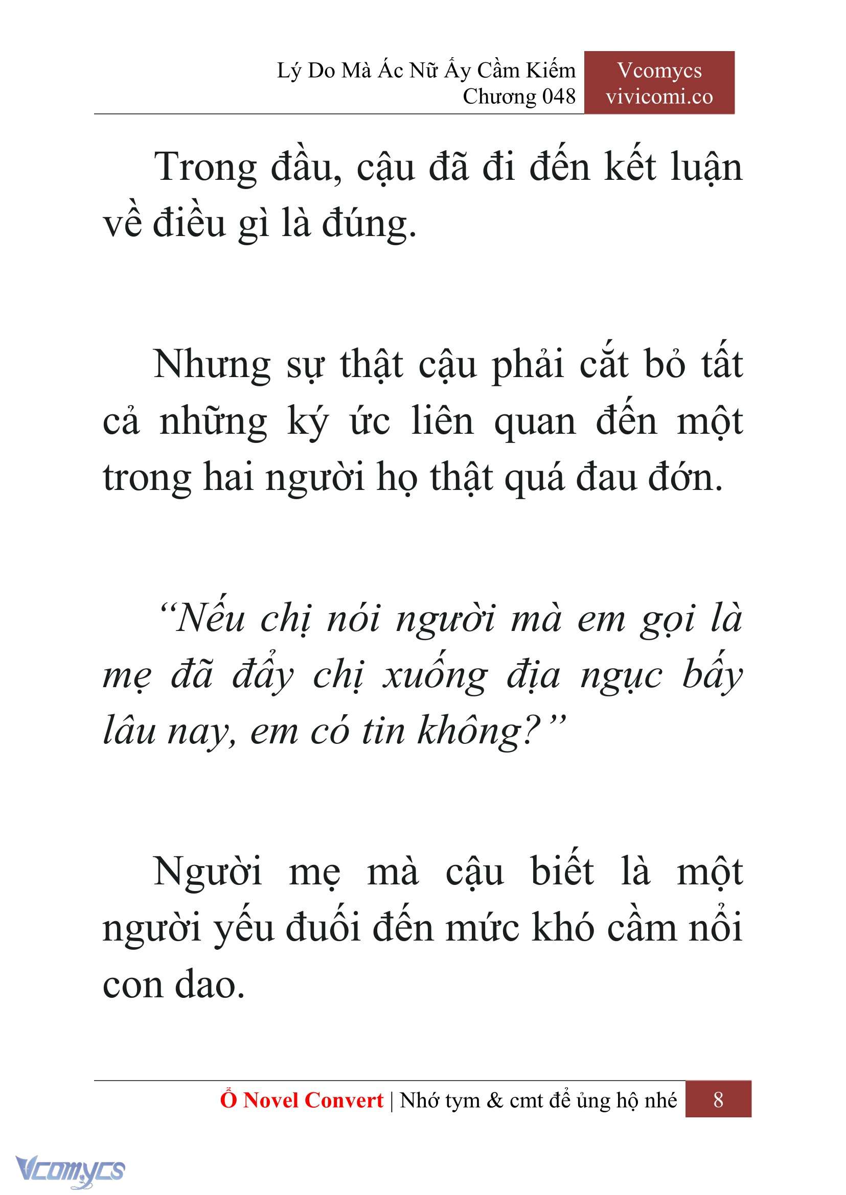 [Novel] Lý Do Mà Ác Nữ Ấy Cầm Kiếm Chap 48 - Trang 2