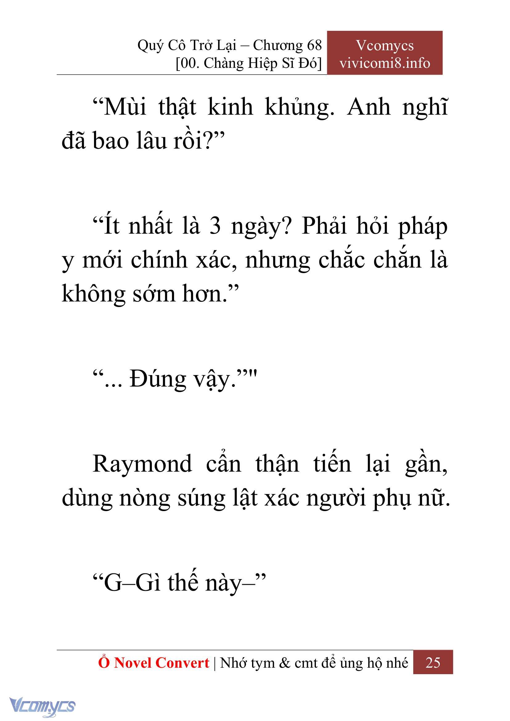 [Novel] Quý Cô Trở Lại Chap 68 - Trang 2