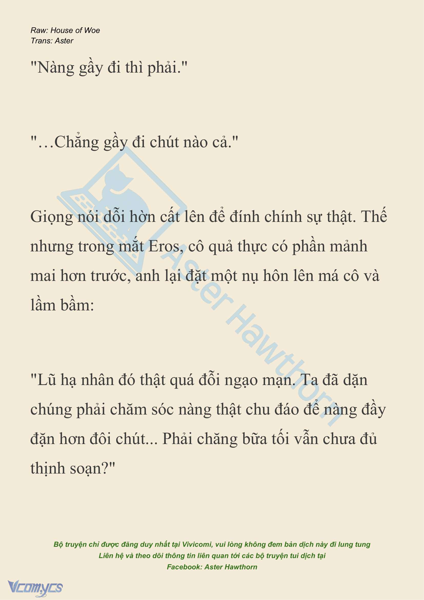 [NOVEL] Dành Cho Các Nữ Thần: Dành cho Psyche Chap 27 - Trang 2