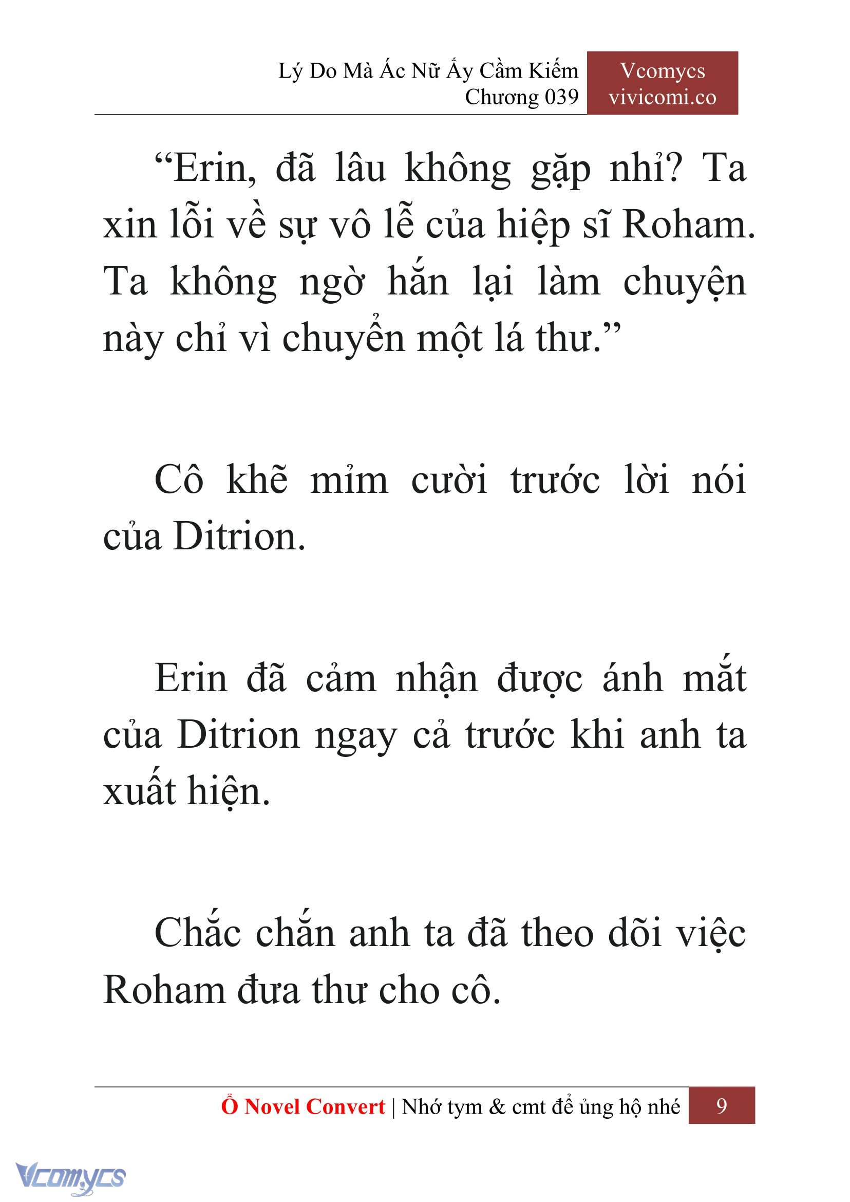 [Novel] Lý Do Mà Ác Nữ Ấy Cầm Kiếm Chap 39 - Trang 2