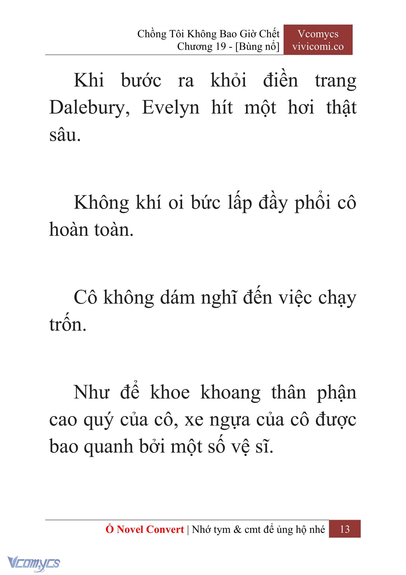 [Novel] Chồng Tôi Không Bao Giờ Chết Chap 19 - Trang 2