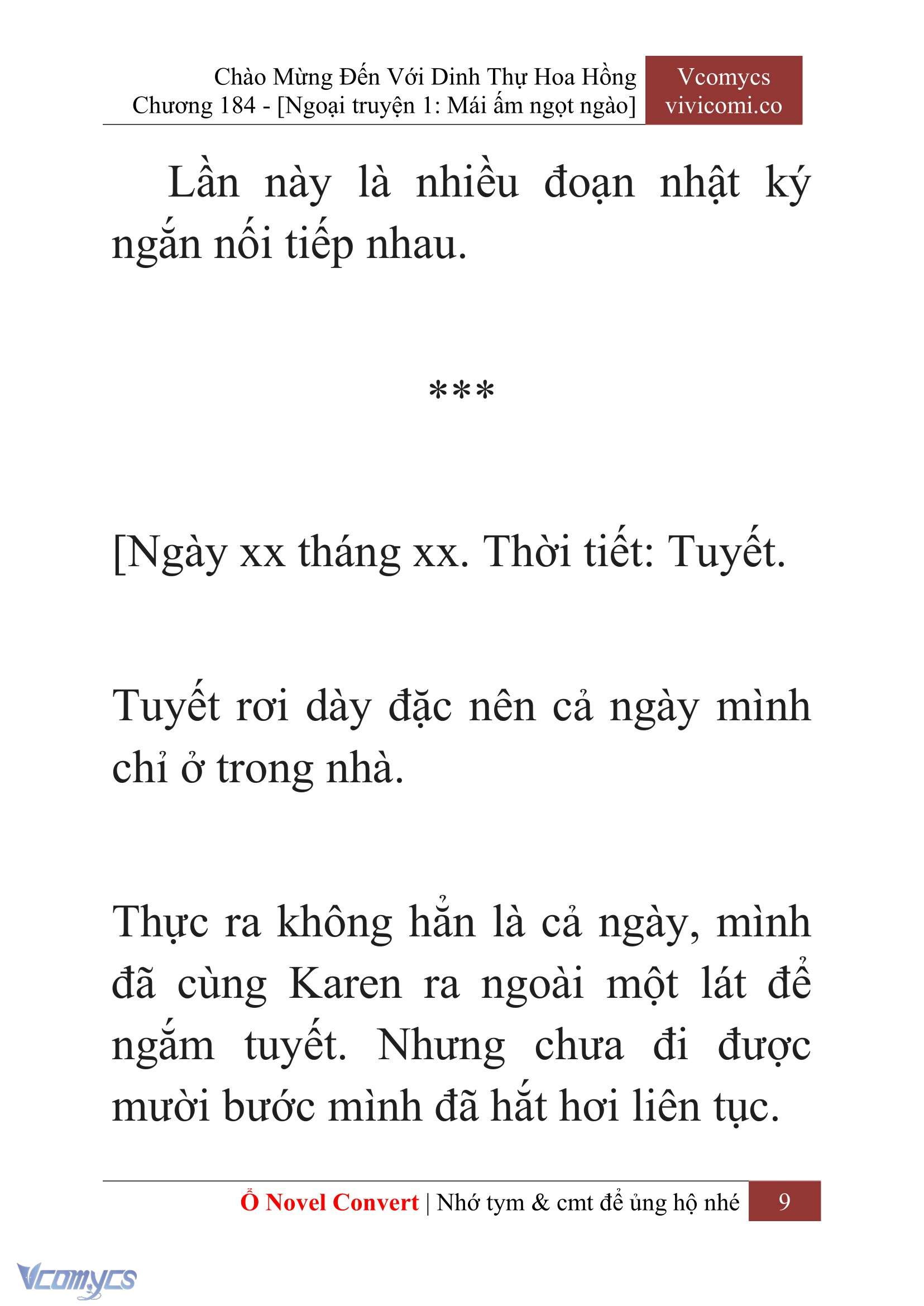[Novel] Chào Mừng Đến Với Dinh Thự Hoa Hồng Chap 184 - Trang 2