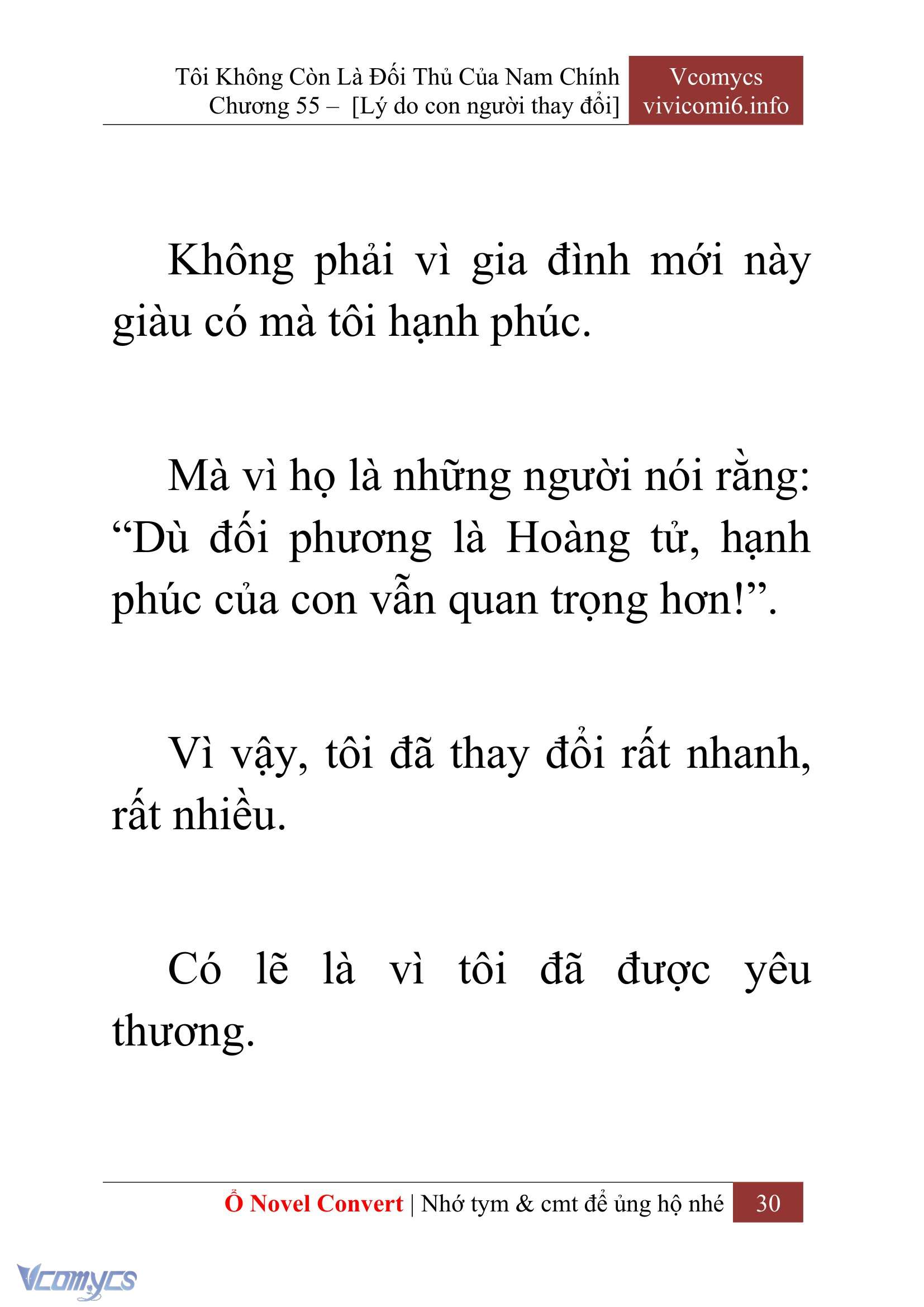 [Novel] Tôi Không Còn Là Đối Thủ Của Nam Chính Chap 55 - Trang 2