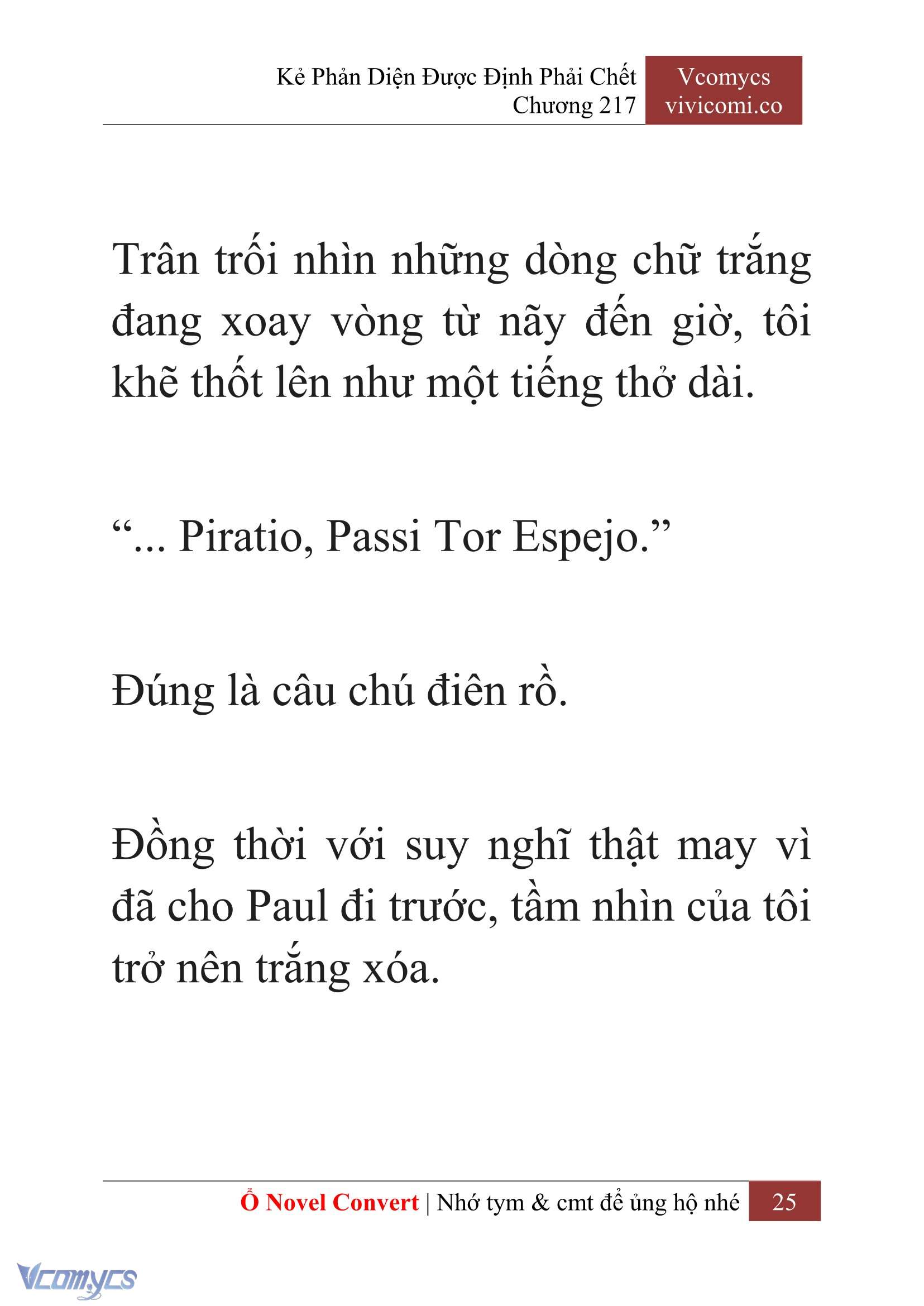 [Novel] Kẻ Phản Diện Được Định Phải Chết Chap 217 - Trang 2