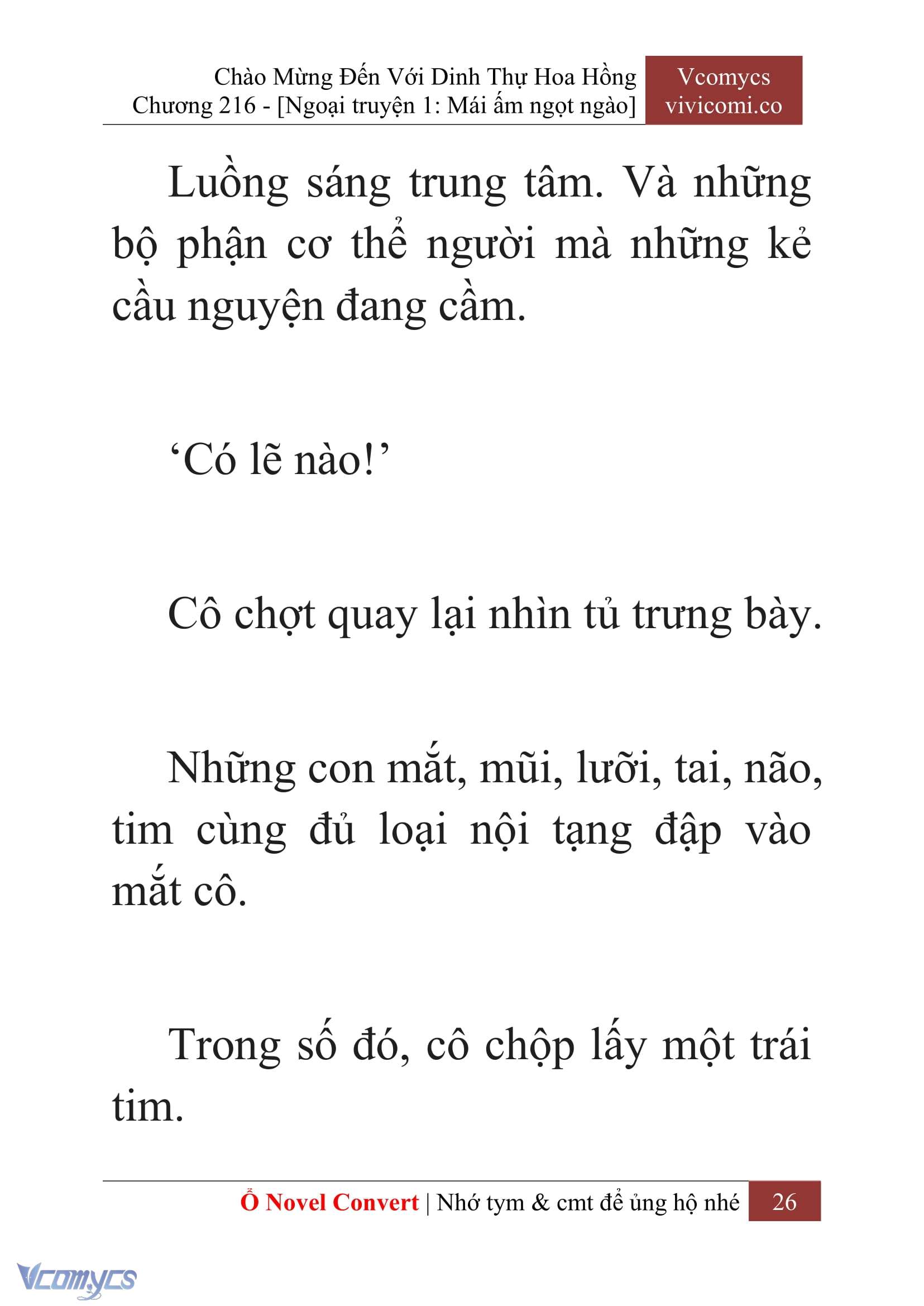 [Novel] Chào Mừng Đến Với Dinh Thự Hoa Hồng Chap 216 - Trang 2