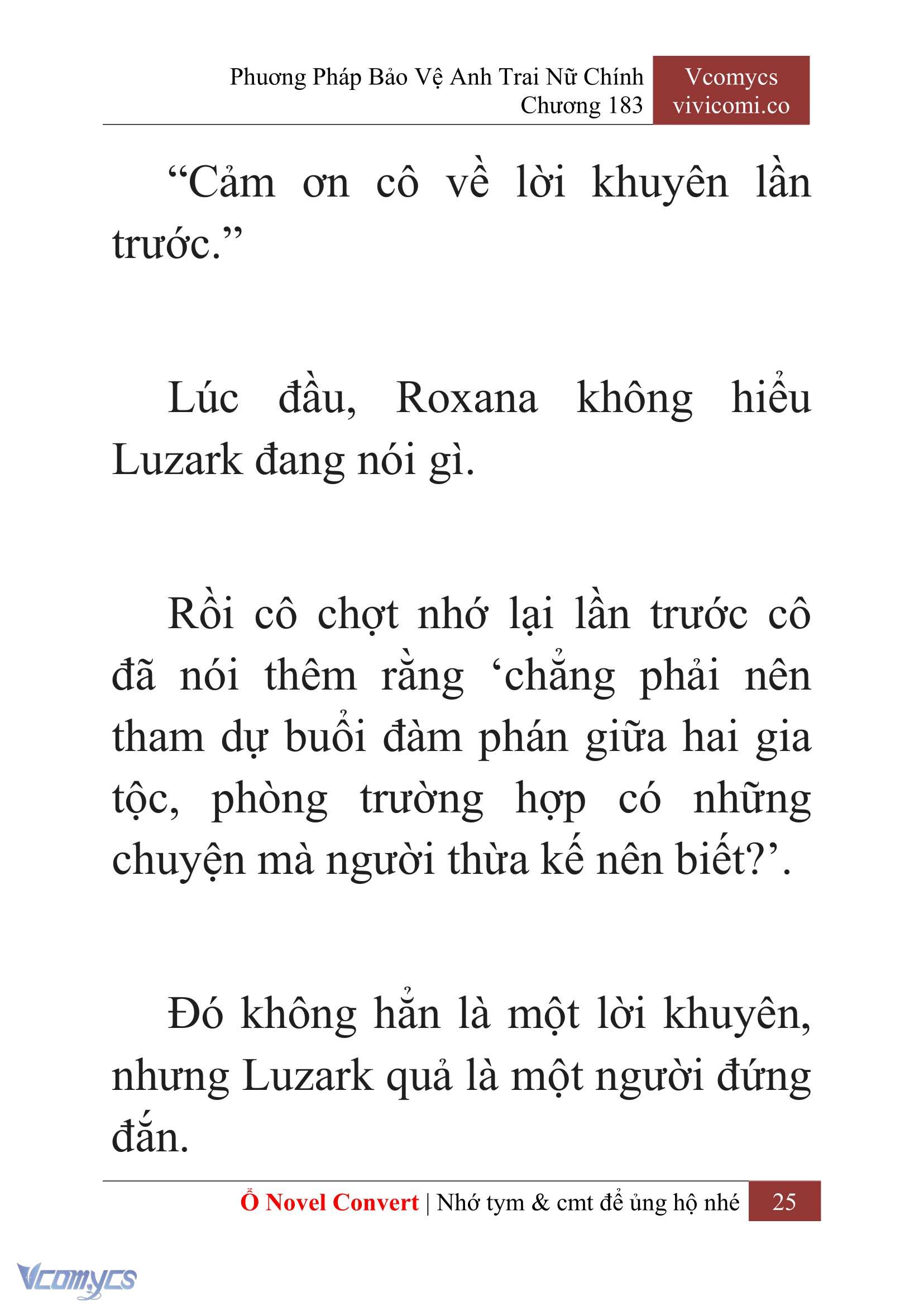 [Novel] Phương Pháp Bảo Vệ Anh Trai Nữ Chính Chap 183 - Trang 2