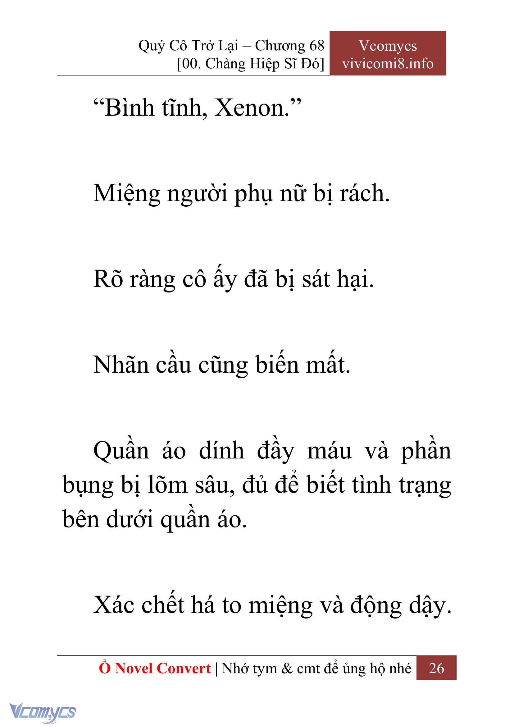 [Novel] Quý Cô Trở Lại Chap 68 - Trang 2