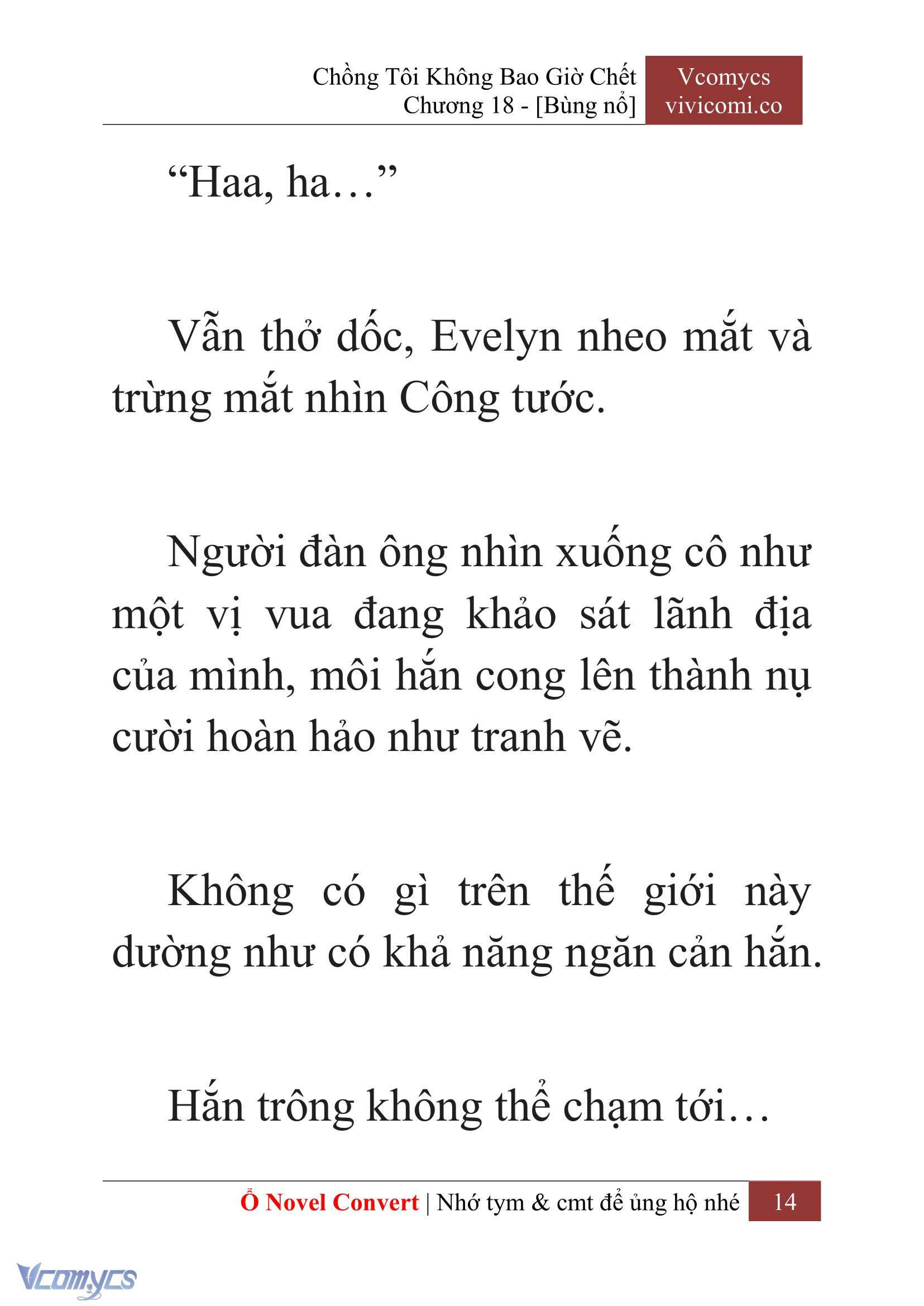 [Novel] Chồng Tôi Không Bao Giờ Chết Chap 18 - Trang 2