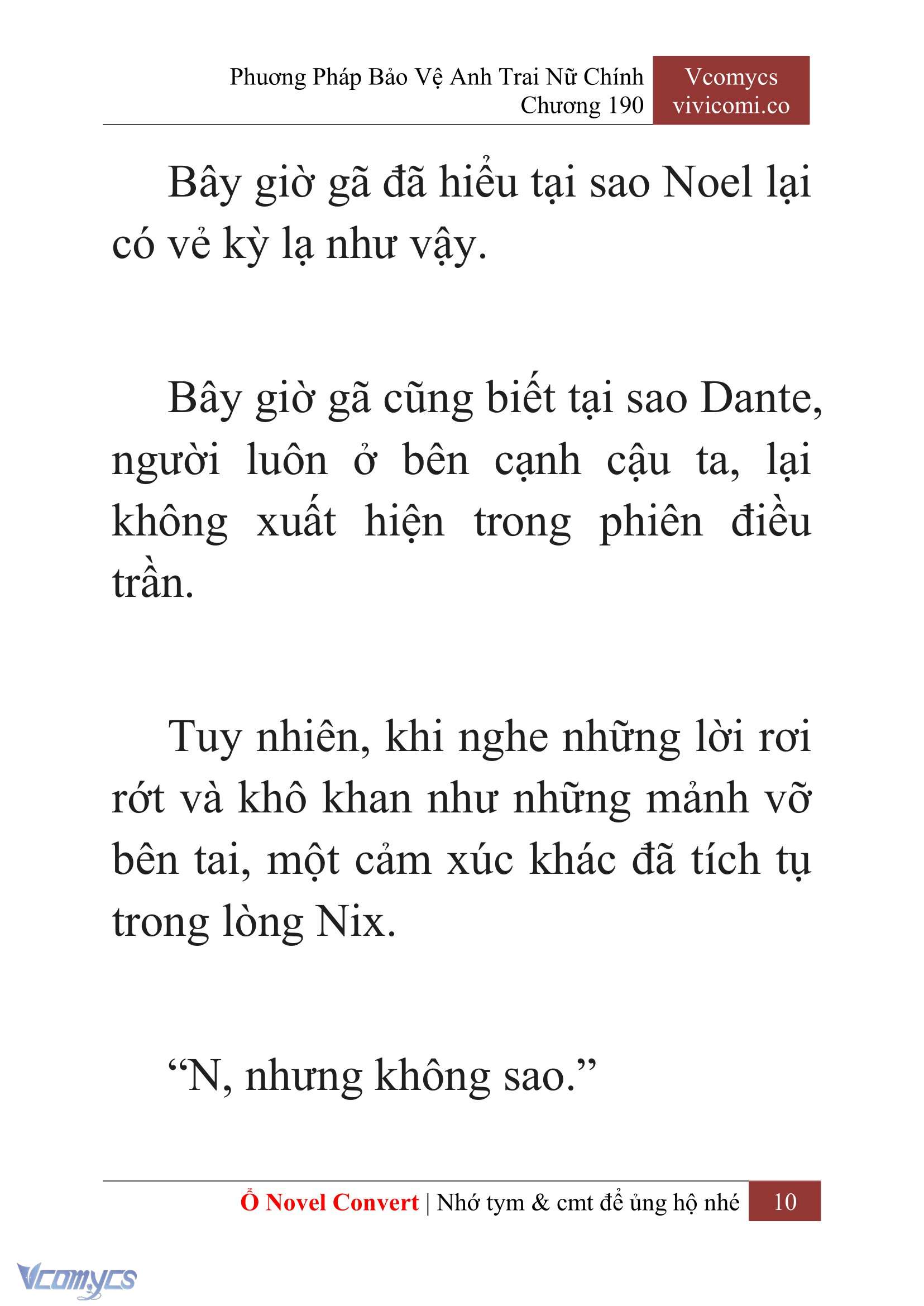 [Novel] Phương Pháp Bảo Vệ Anh Trai Nữ Chính Chap 190 - Trang 2
