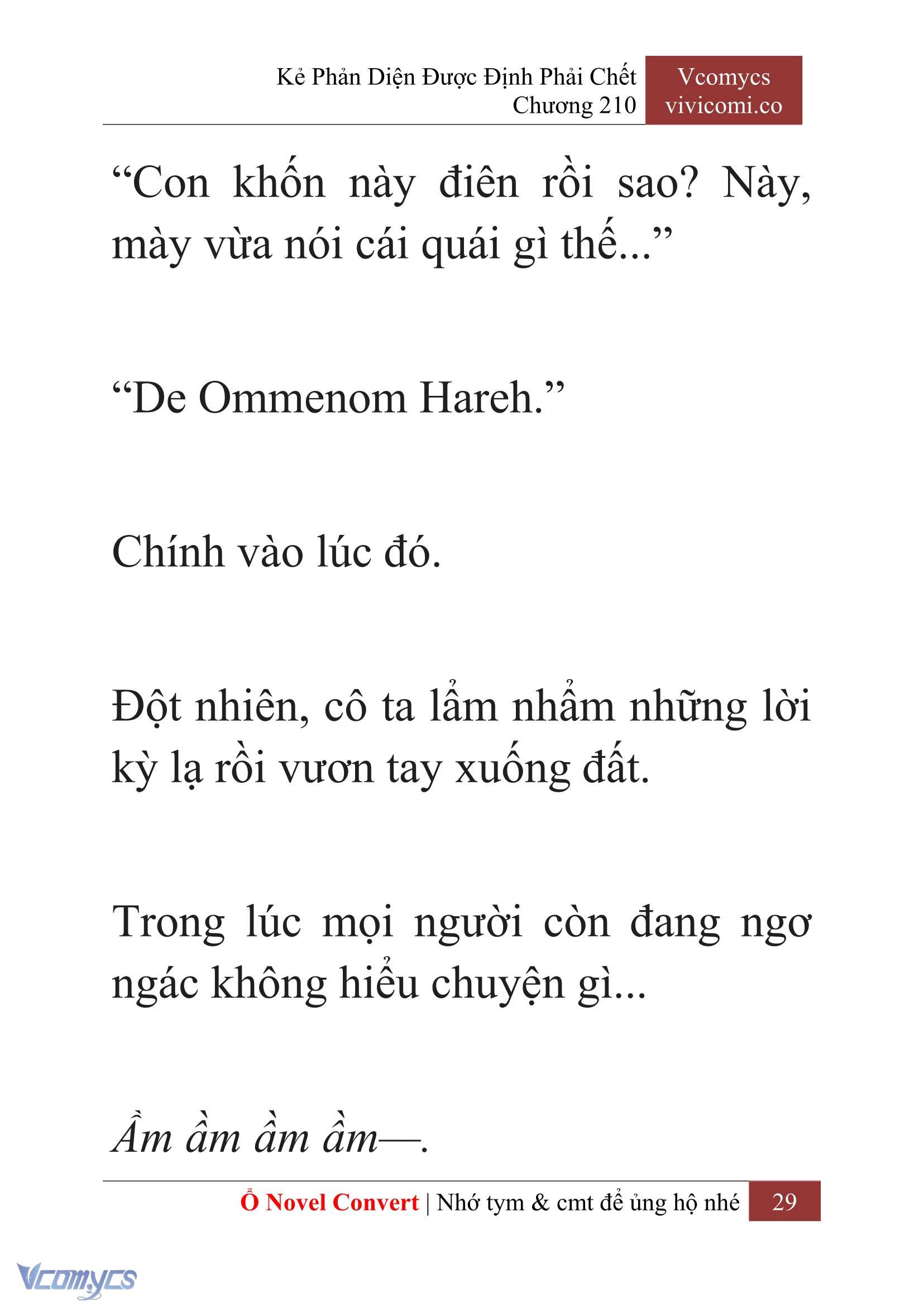 [Novel] Kẻ Phản Diện Được Định Phải Chết Chap 210 - Trang 2