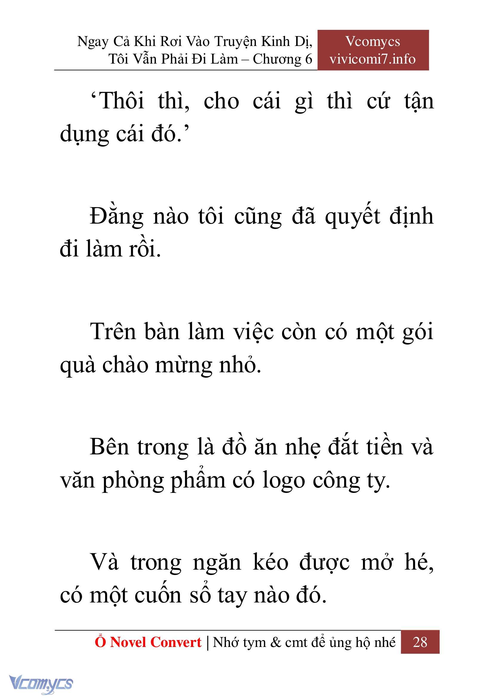 [Novel] Ngay Cả Khi Rơi Vào Truyện Kinh Dị, Tôi Vẫn Phải Đi Làm Chap 6 - Trang 2
