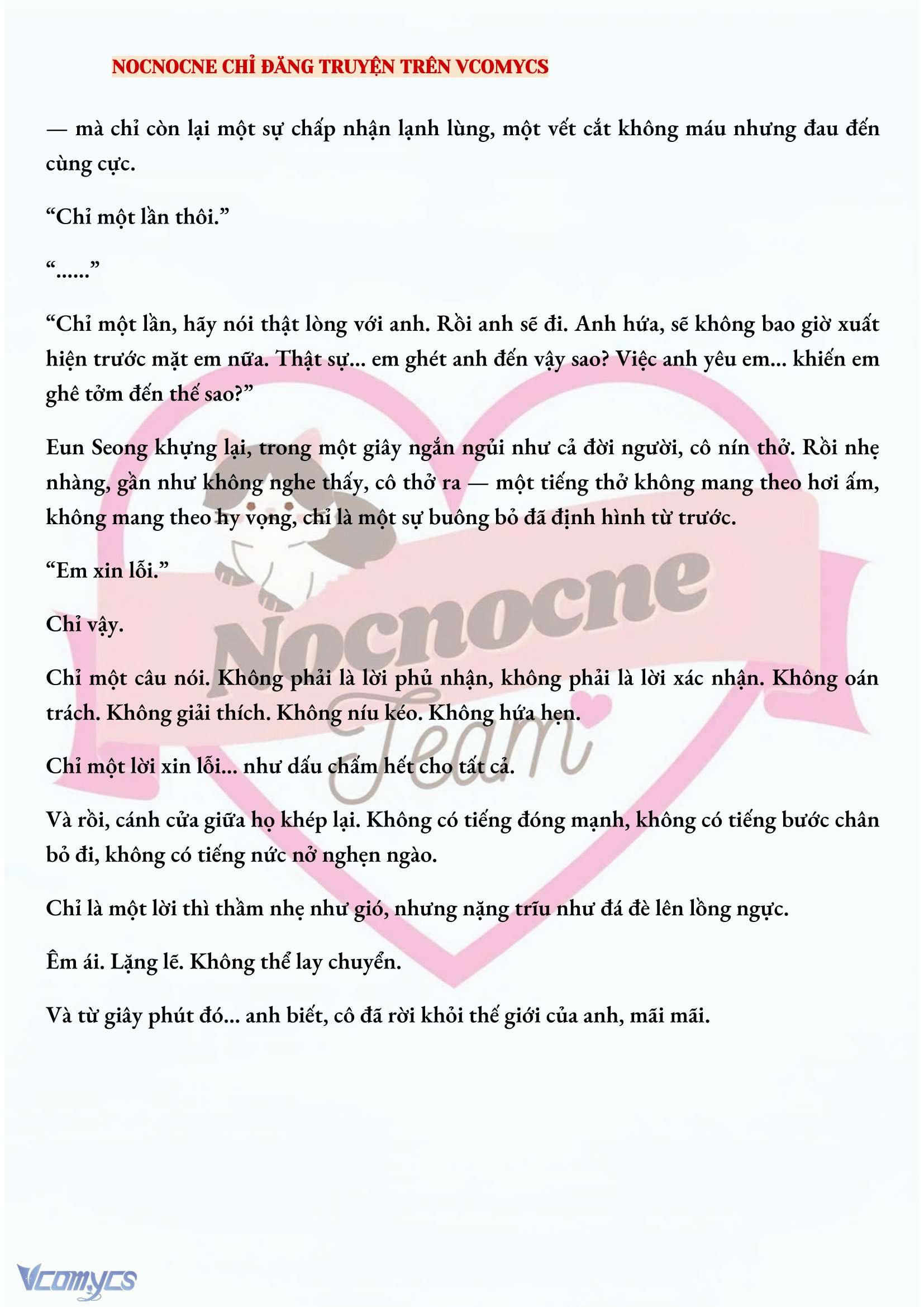 [FULL] [NOVEL] CHÚNG TA KẾT THÚC VÀO MÙA THU Chap 55 - Trang 2