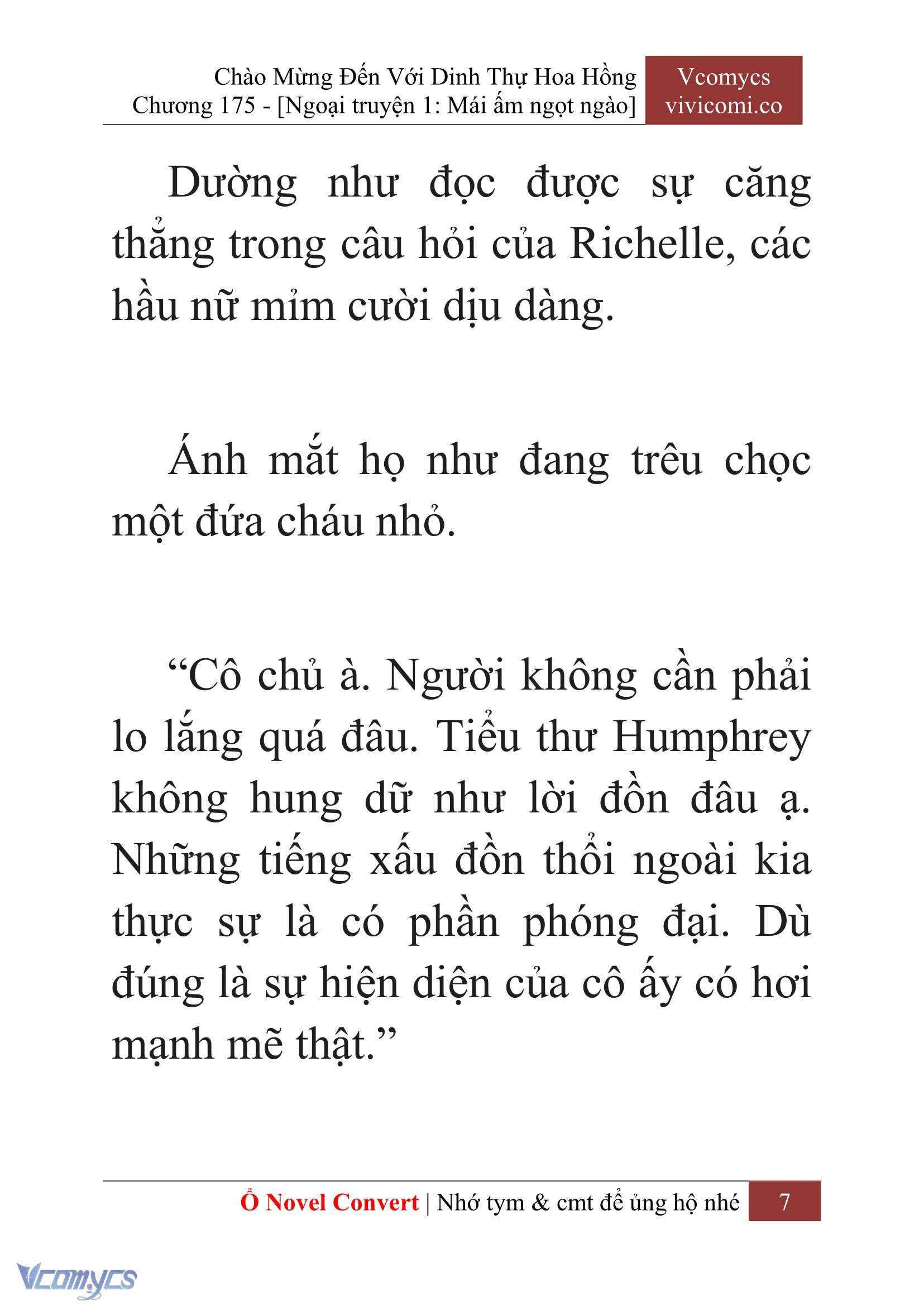 [Novel] Chào Mừng Đến Với Dinh Thự Hoa Hồng Chap 175 - Trang 2