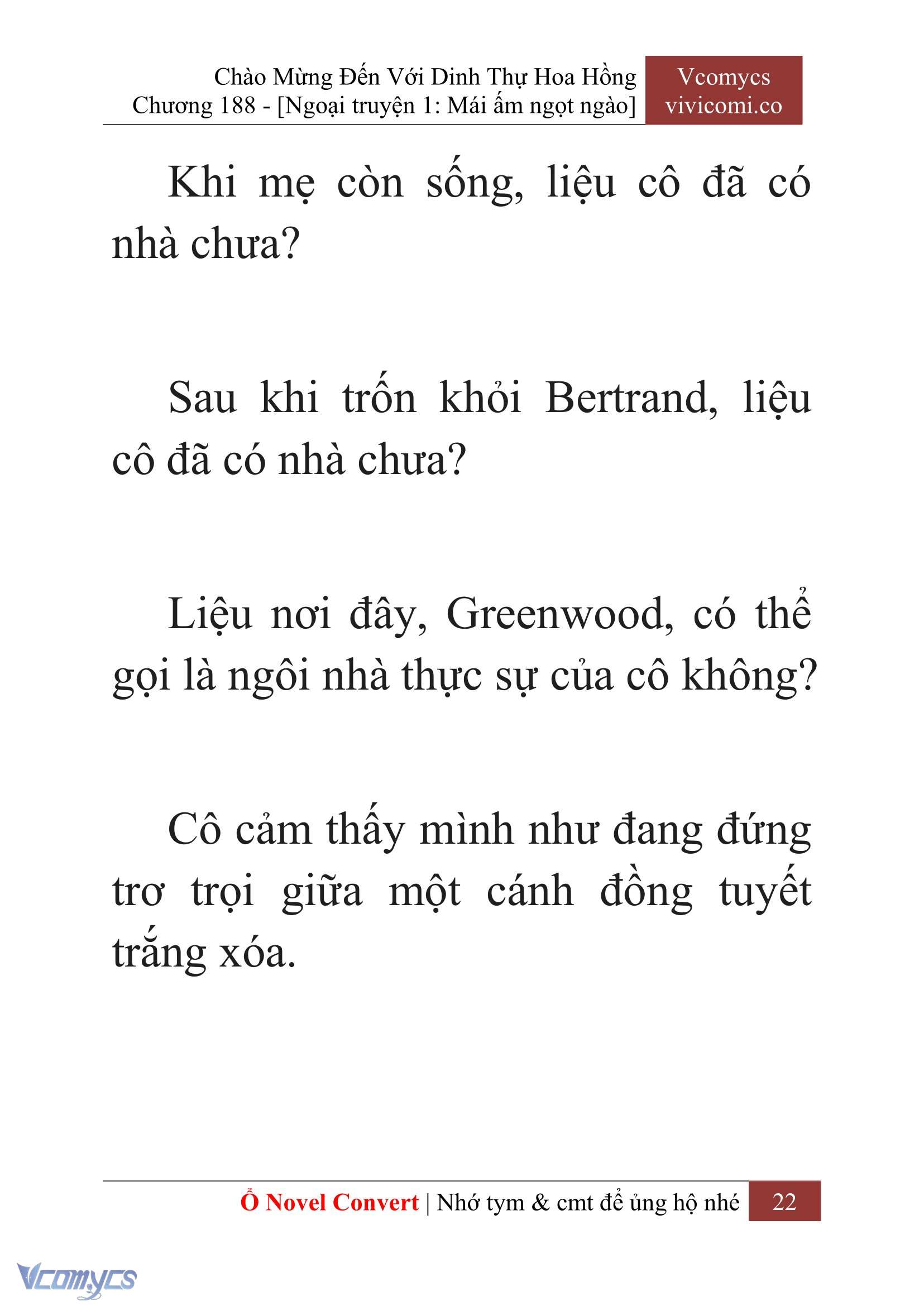 [Novel] Chào Mừng Đến Với Dinh Thự Hoa Hồng Chap 188 - Trang 2