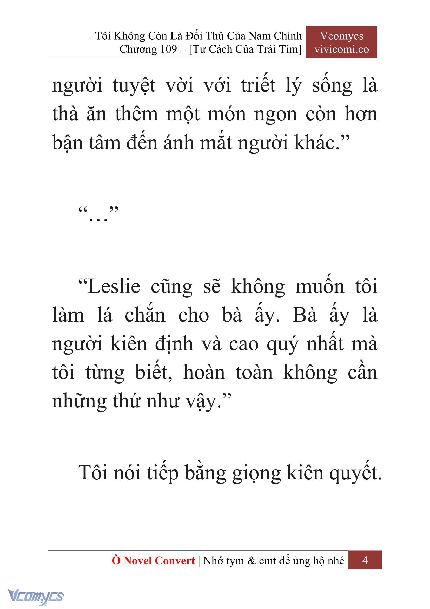 [Novel] Tôi Không Còn Là Đối Thủ Của Nam Chính Chap 109 - Trang 2