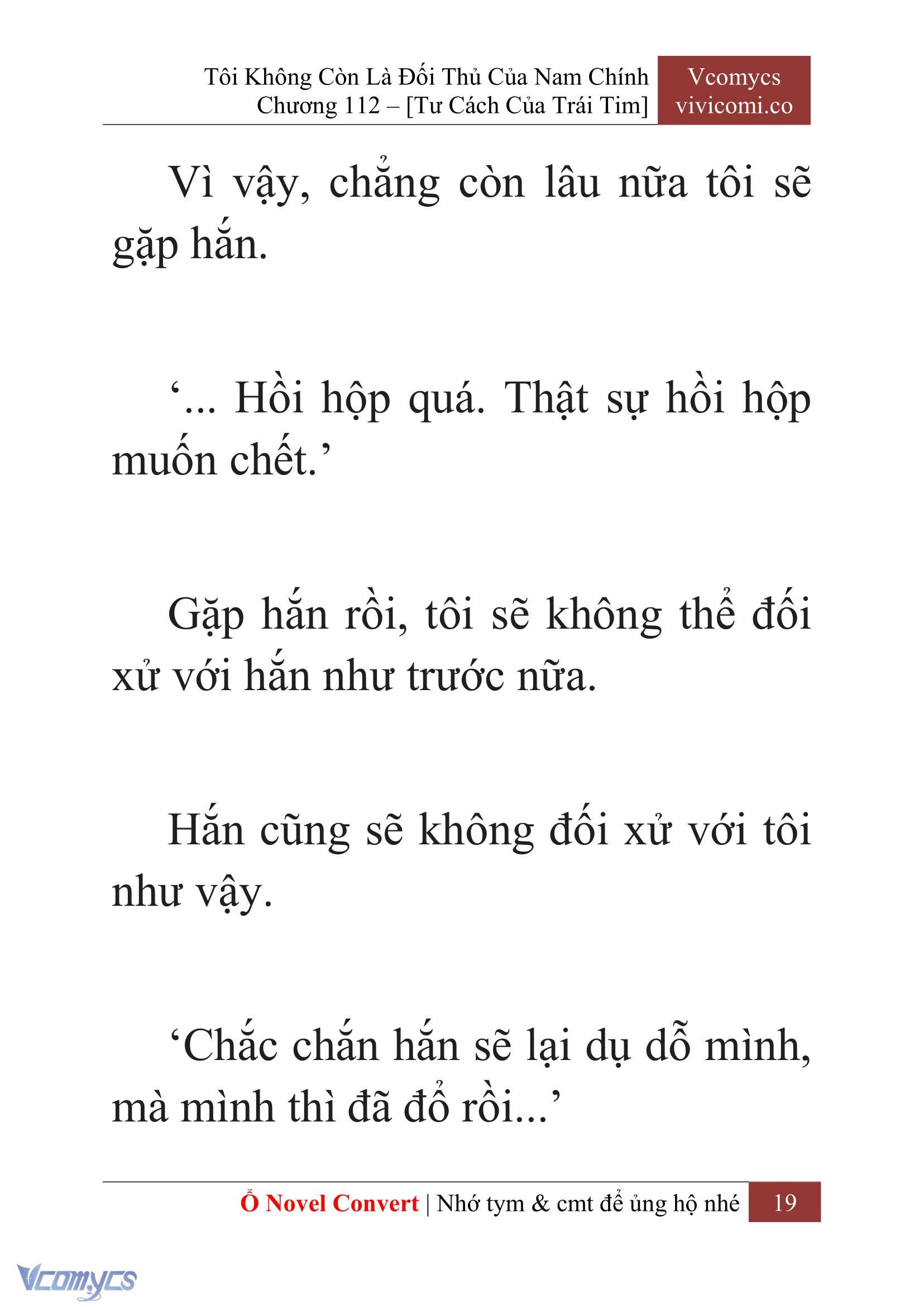 [Novel] Tôi Không Còn Là Đối Thủ Của Nam Chính Chap 112 - Trang 2