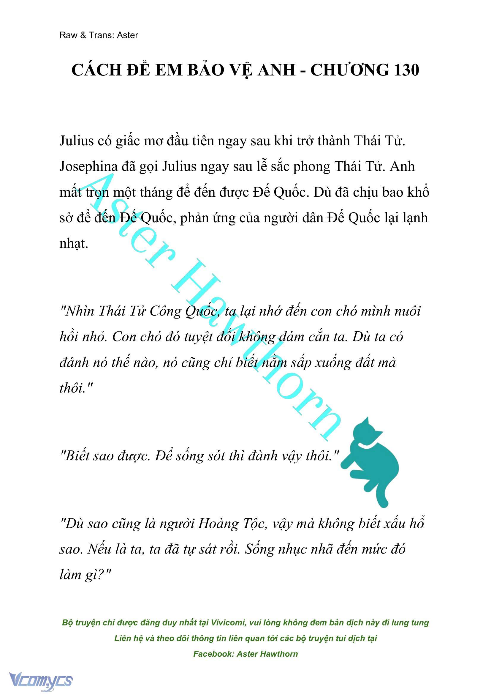 [NOVEL] Cách Để Em Bảo Vệ Anh Chap 130 - Trang 2