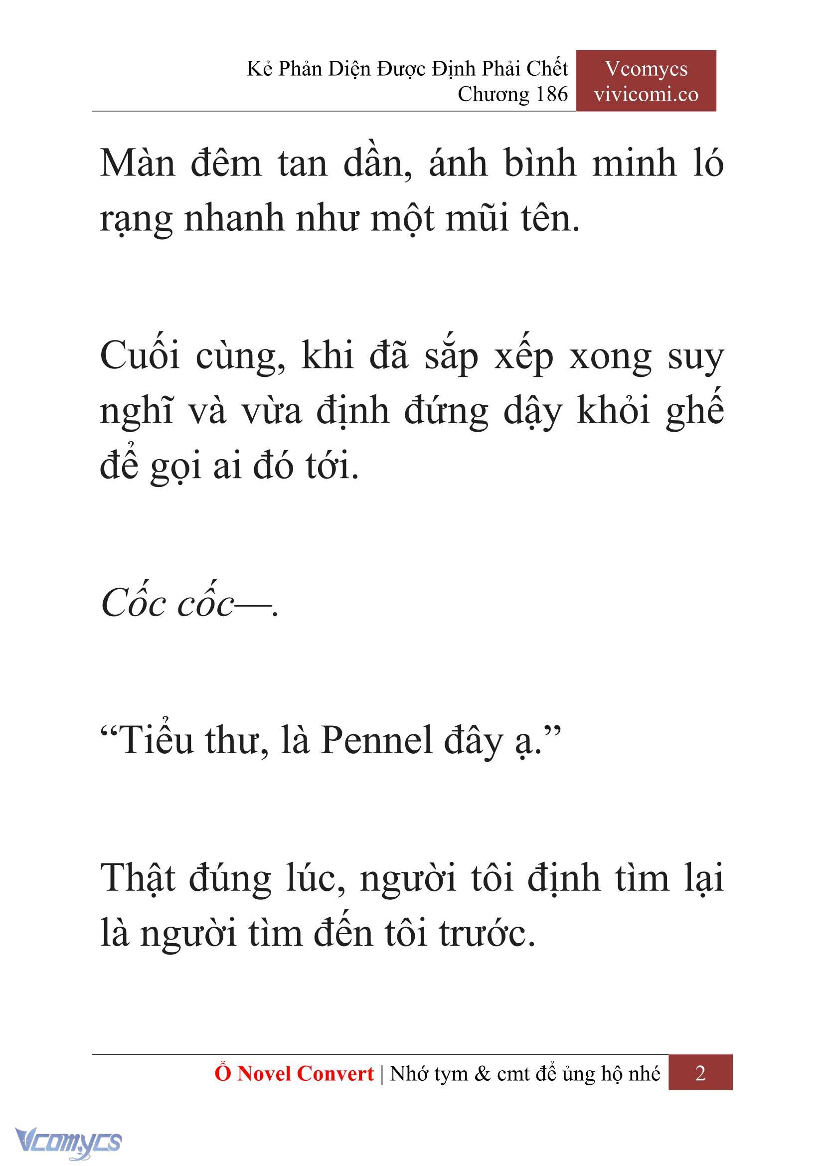 [Novel] Kẻ Phản Diện Được Định Phải Chết Chap 186 - Next Chap 187